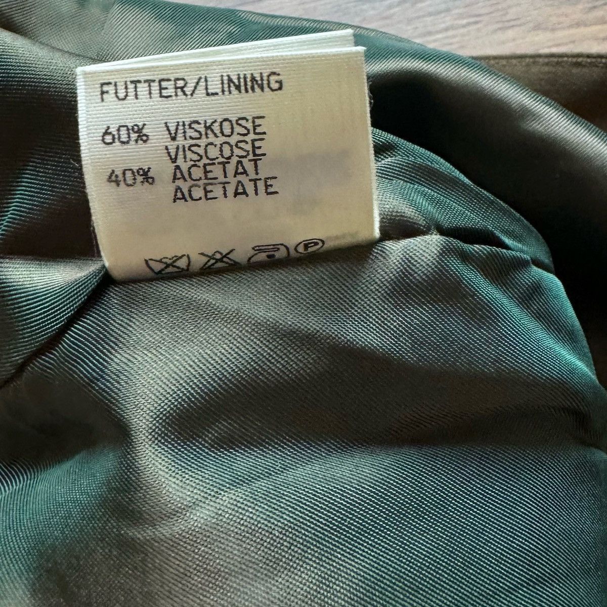 Jil Sander Vintage Jil Sander Skirt Pensil Midi Wool Blend Khaki 80s 90 Size 28" / US 6 / IT 42 - 5 Thumbnail