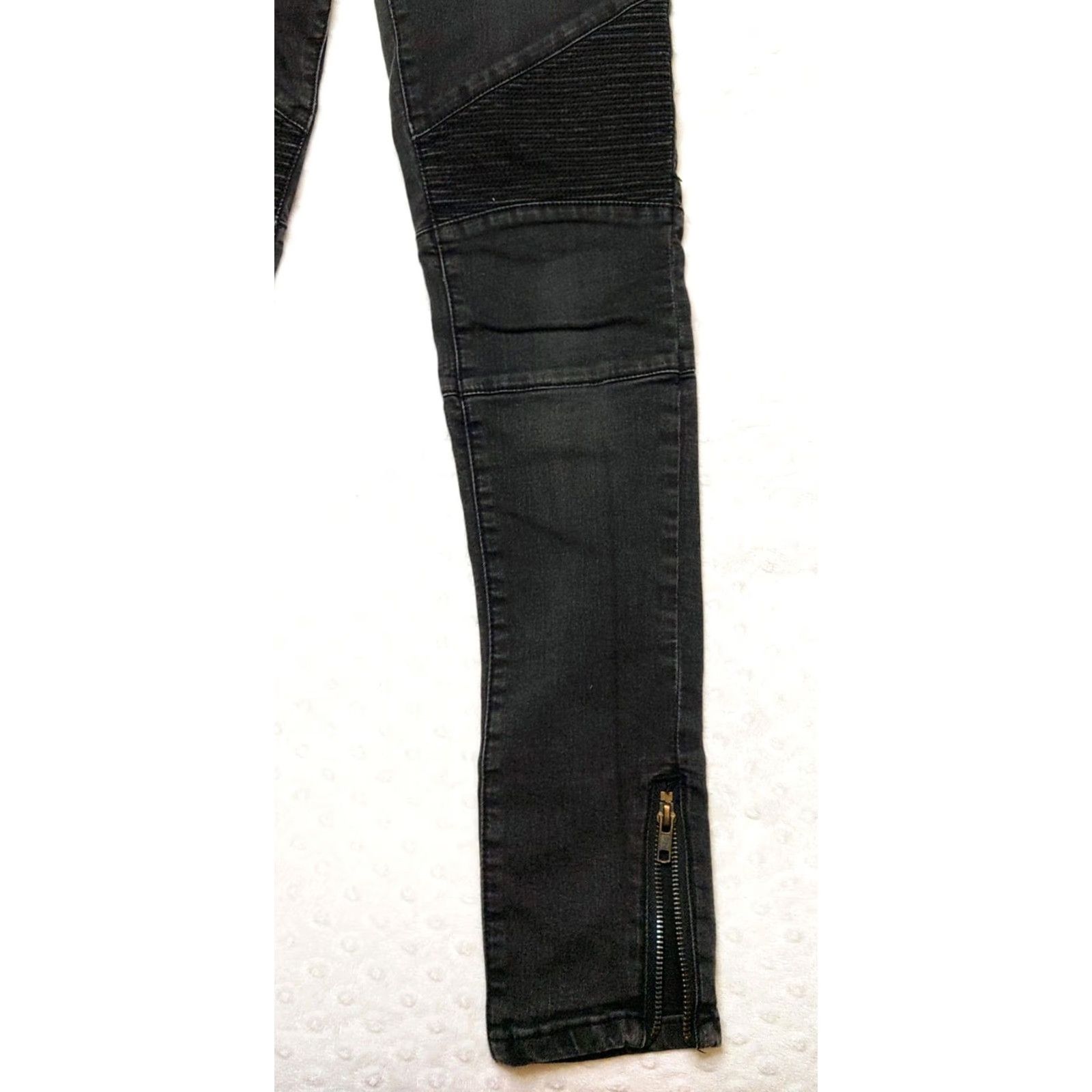 Free People Free People Black Denim Skinny Jeans Mid Rise Zip Ankle Womens 26 Jeans Size 26" / US 2 / IT 38 - 2 Thumbnail