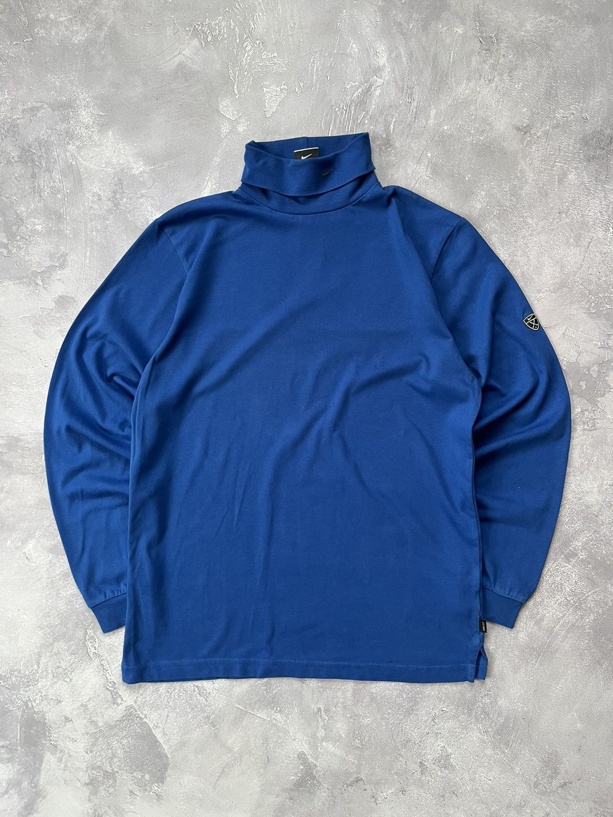 Nike Vintage Nike Golf Longsleeve Turtleneck Blue Size M Size US M / EU 48-50 / 2 - 1 Thumbnail
