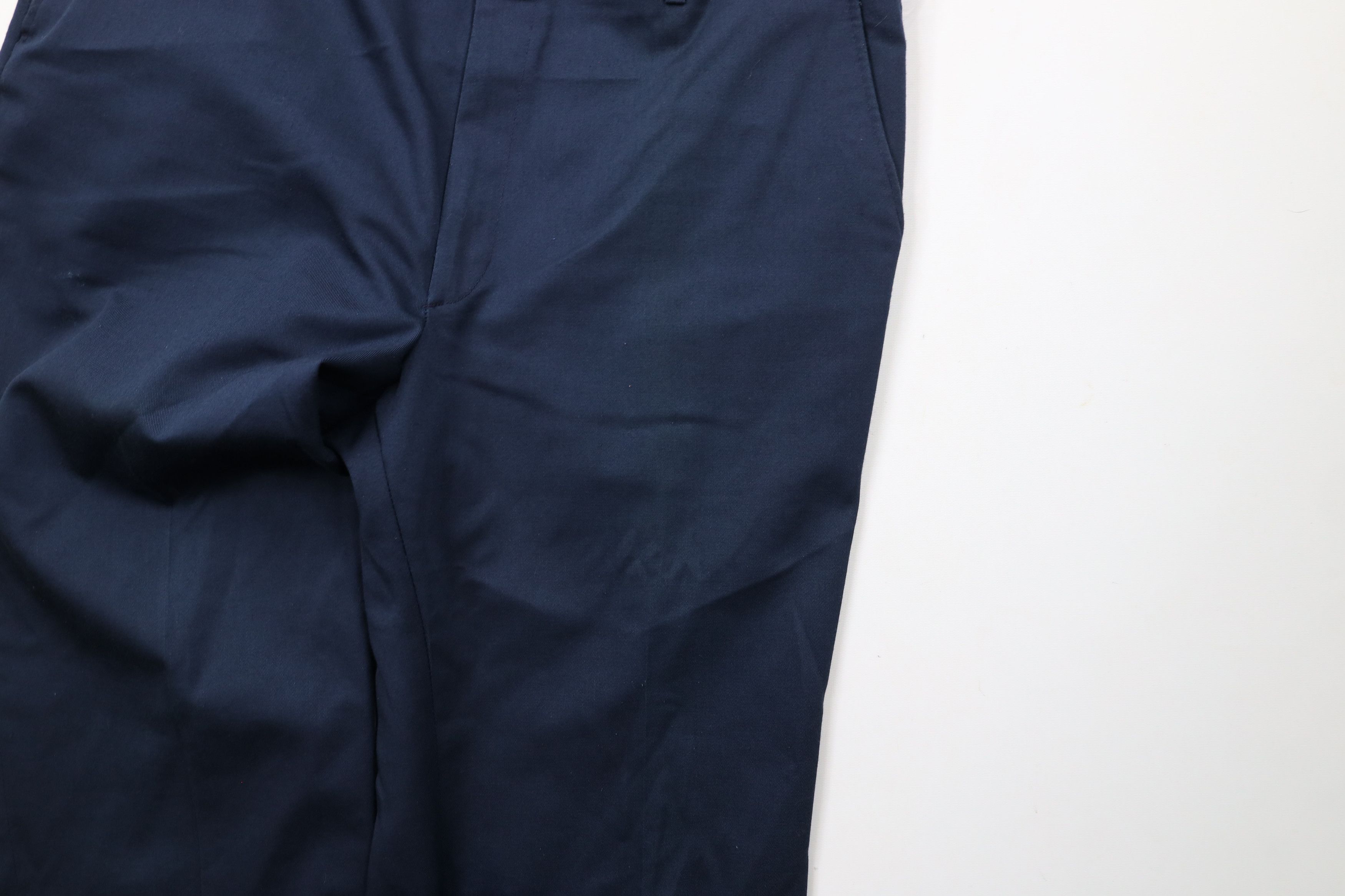 Vintage Vintage 70s Streetwear Flared Wide Leg Chino Pants Blue USA Size US 36 / EU 52 - 6 Thumbnail