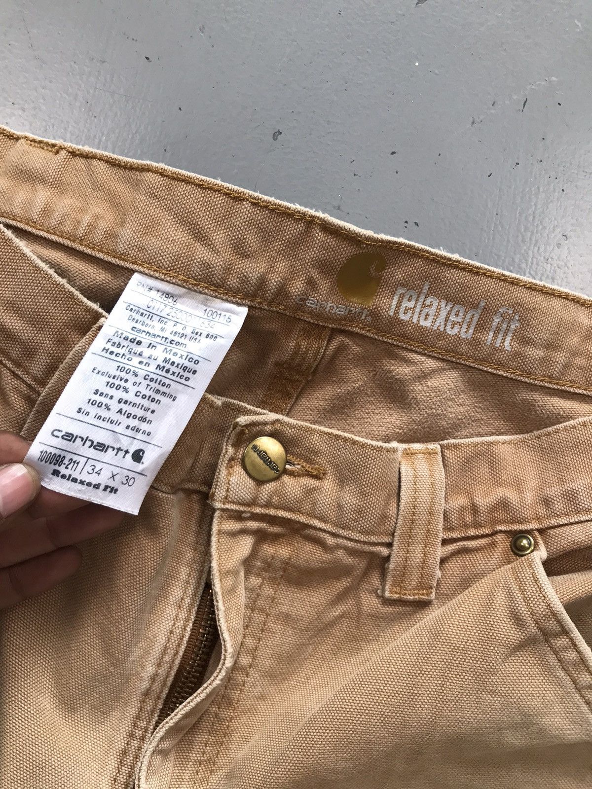 Carhartt × Vintage Vintage Carhartt B136 BRN double knee denim Size US 34 / EU 50 - 4 Thumbnail