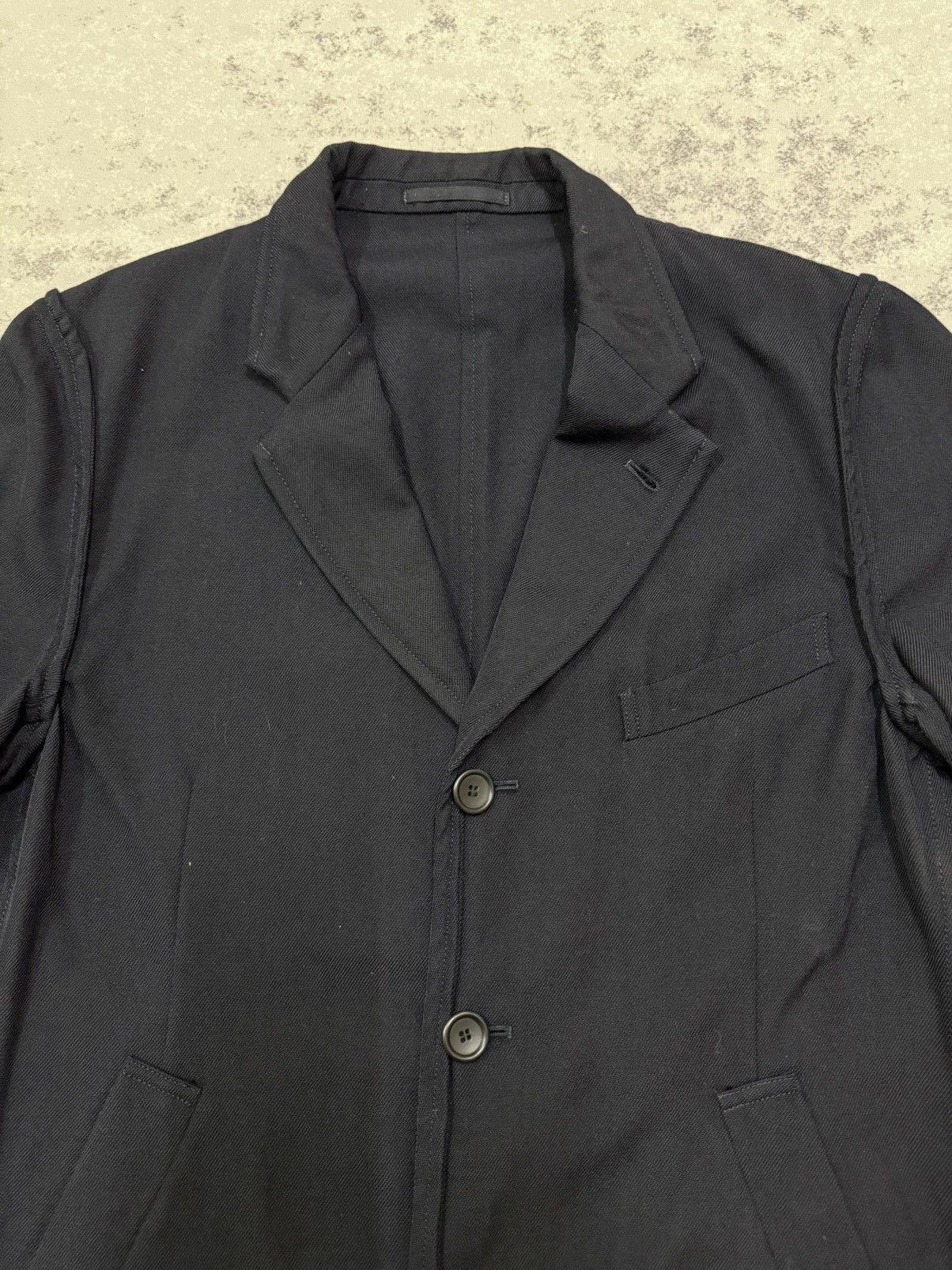 Comme des Garcons Homme Plus AD1998 Comme Des Garcons Homme Plus Linen Wool Coat Jacket Size US M / EU 48-50 / 2 - 7 Thumbnail