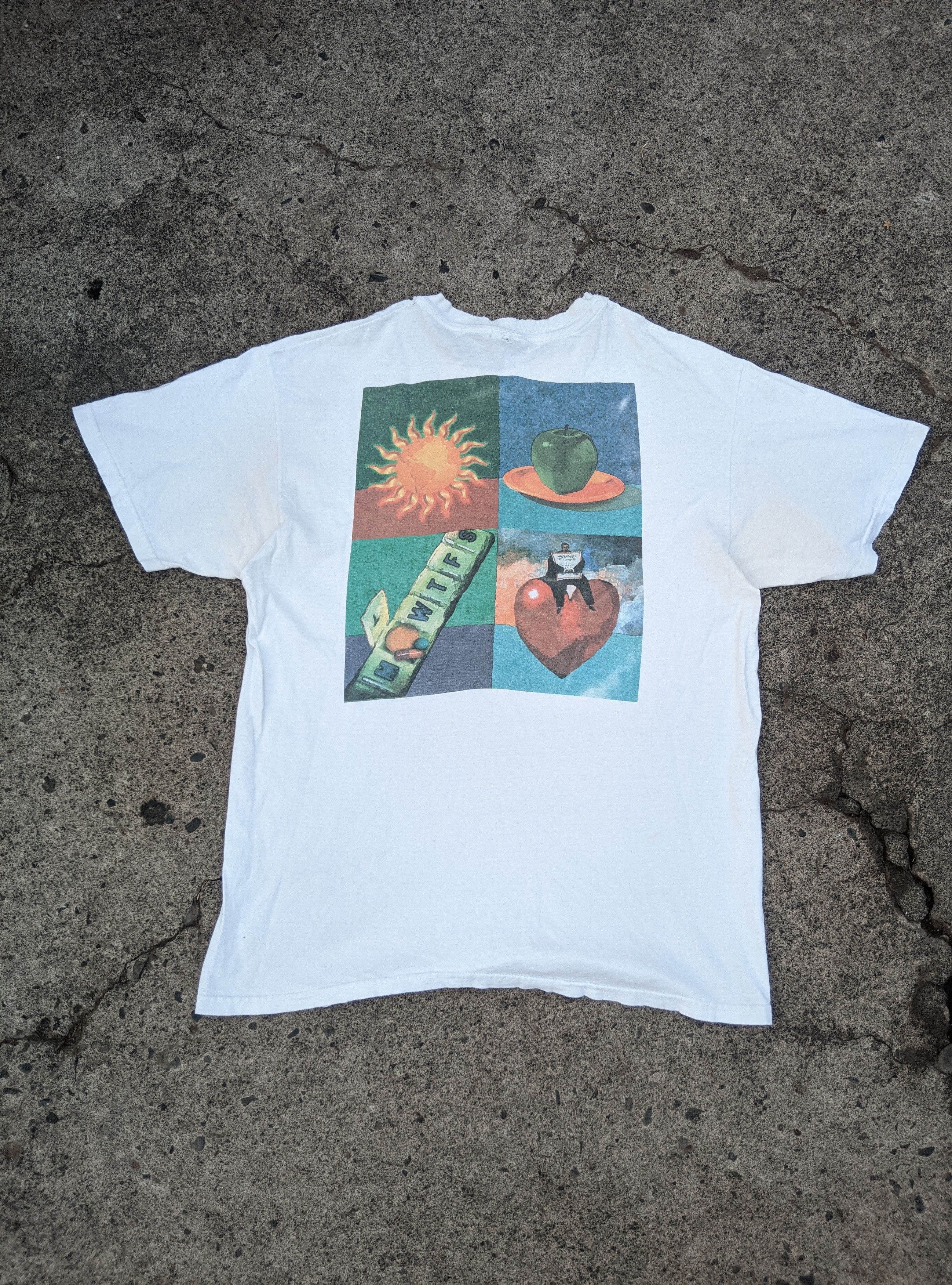 Vintage Vintage 90s art Pfizer nabisco surrealism thrshed erd Size US L / EU 52-54 / 3 - 1 Thumbnail