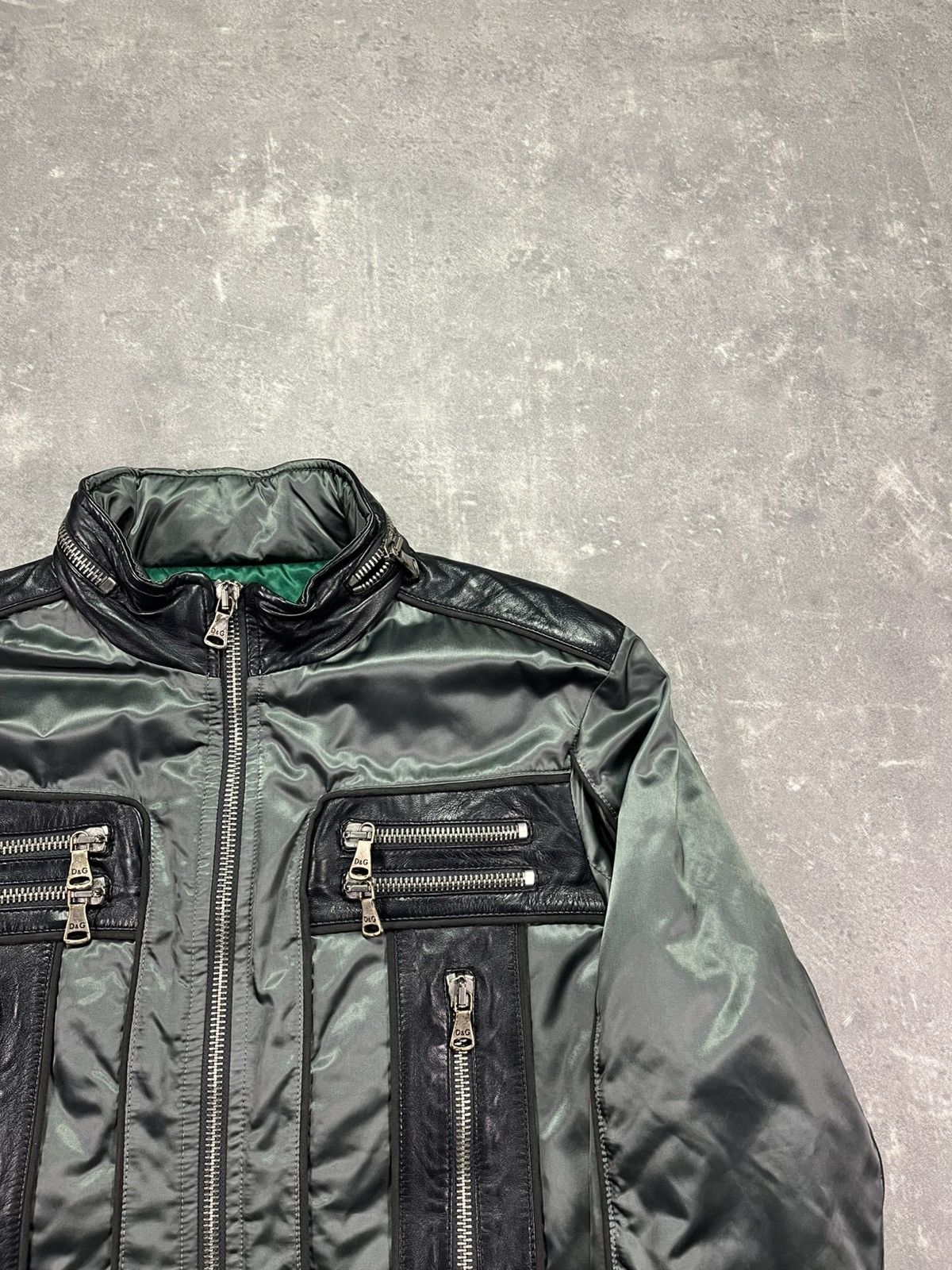 Dolce & Gabbana Dolce Gabbana FW 2007 Multi Zipper Cargo Leather Jacket 50 Size US M / EU 48-50 / 2 - 4 Thumbnail