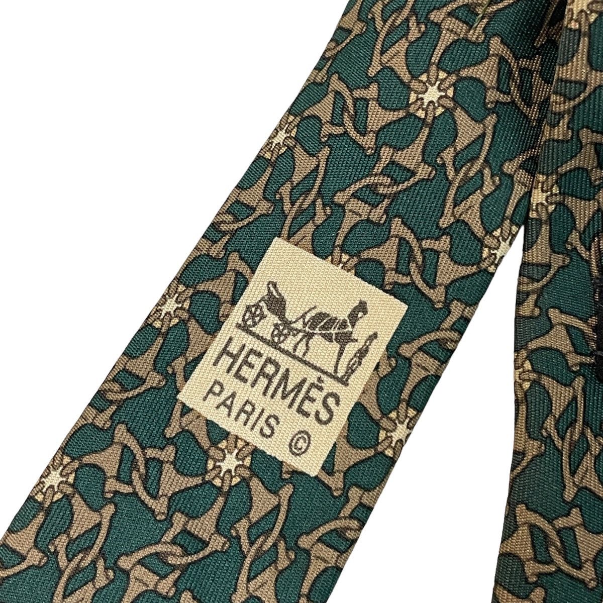 Hermes 🔥LAST PRICE🔥 Hermes Paris Chain Linked Silk Ties 7329 EA Size ONE SIZE - 5 Thumbnail