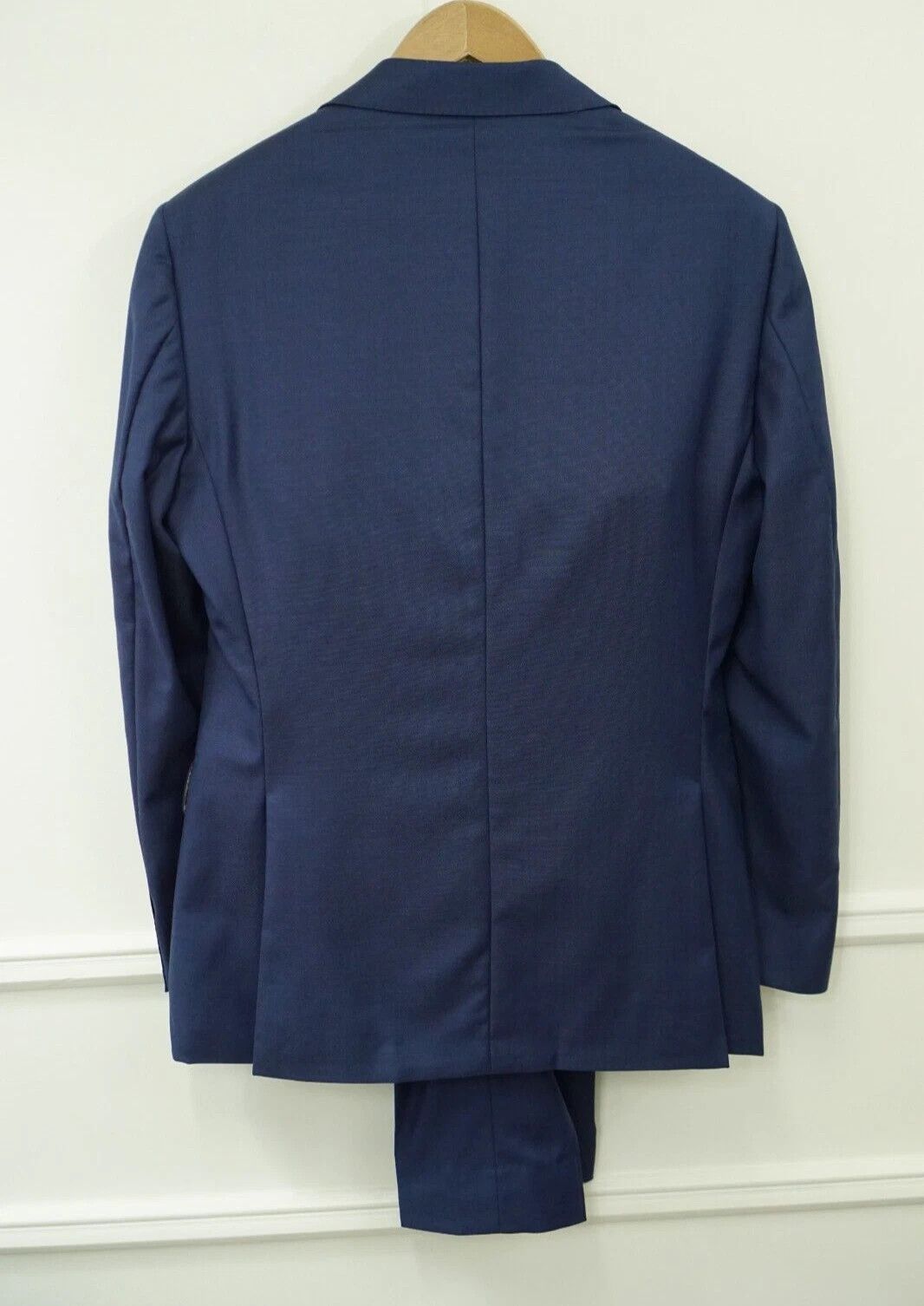 Suitsupply Men Suitsupply Suit Napoli Blue Pure Wool S110 Zignone US36 Size 36R - 2 Thumbnail