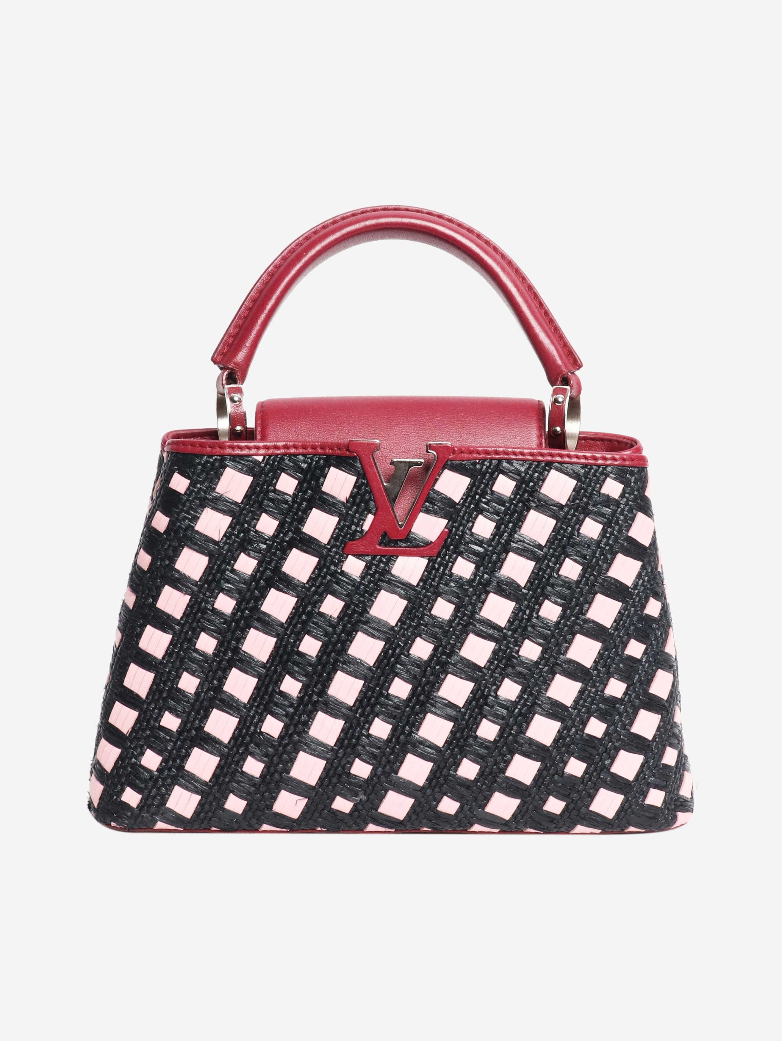 Louis Vuitton Pink and black Capucines BB shoulder bag Size ONE SIZE - 1 Thumbnail