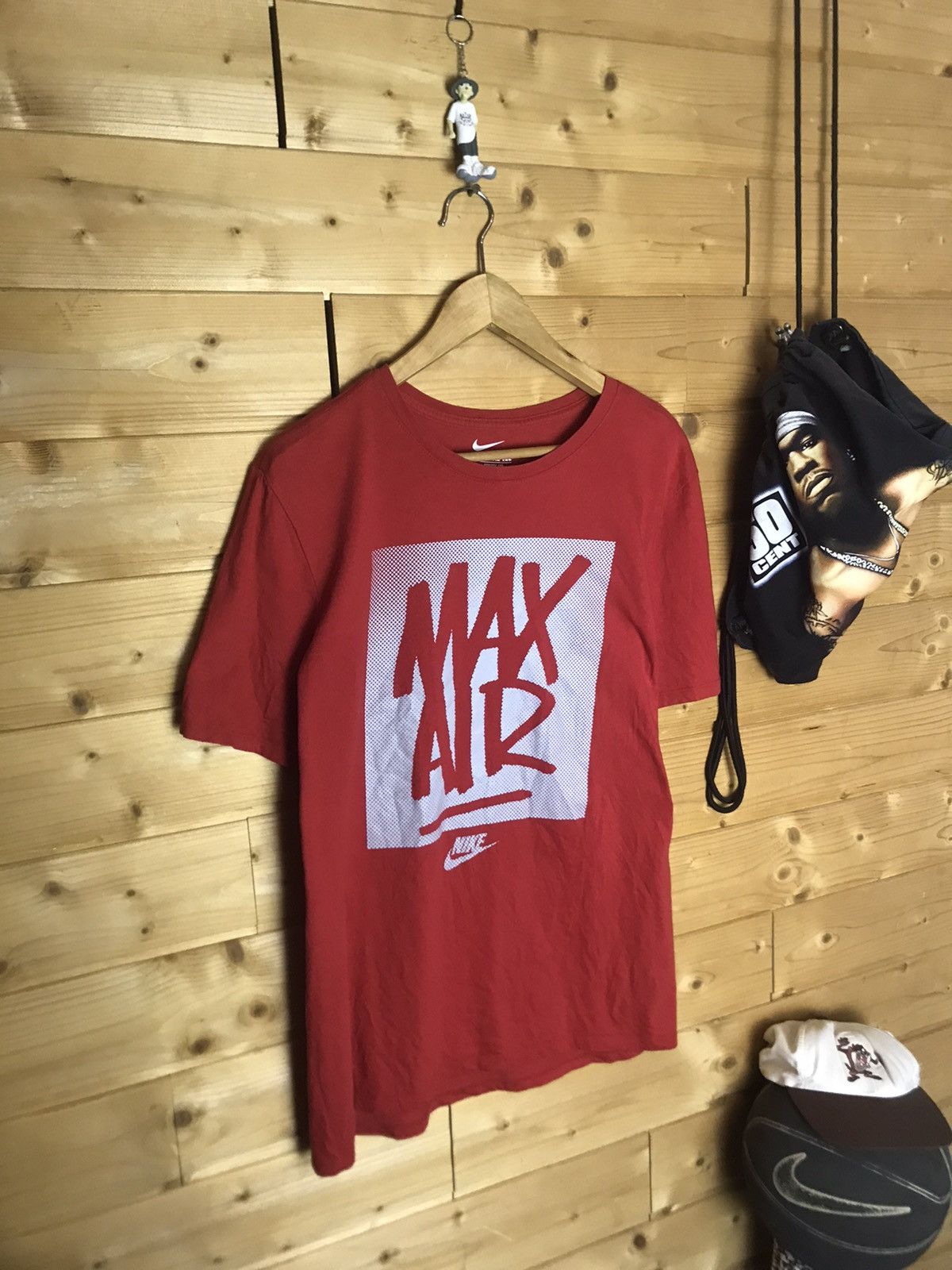 Vintage Nike air max t shirt Size US L / EU 52-54 / 3 - 1 Thumbnail