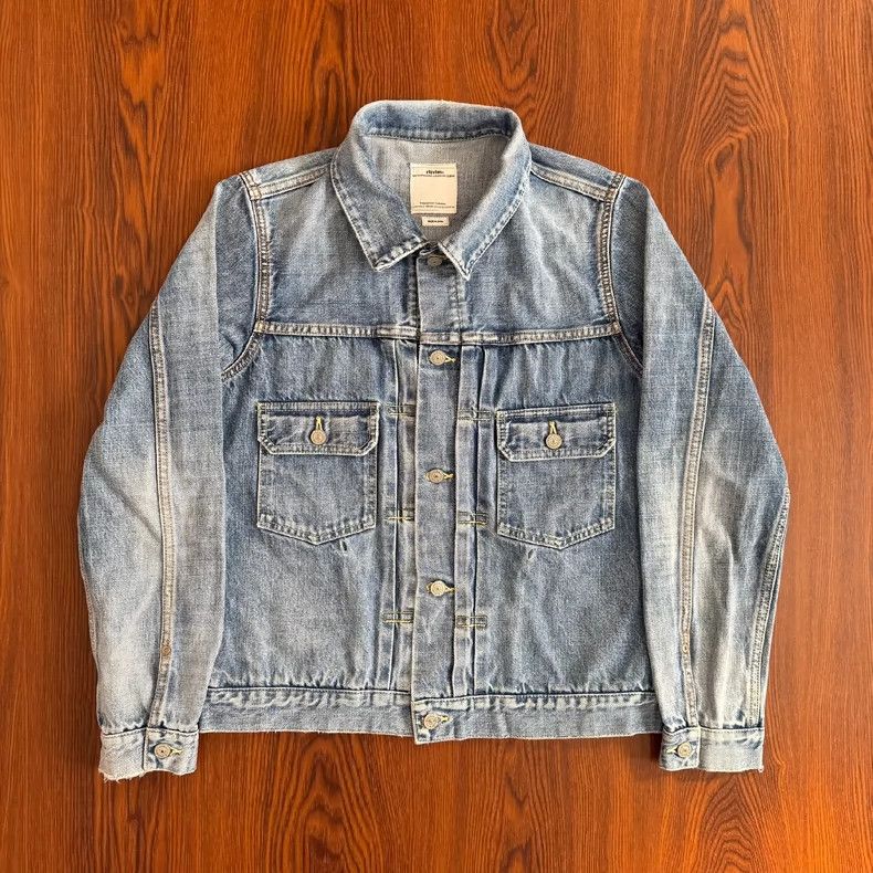 Visvim Visvim 18ss 101 jkt DAMAGED washed denim jacket -DMC | Grailed