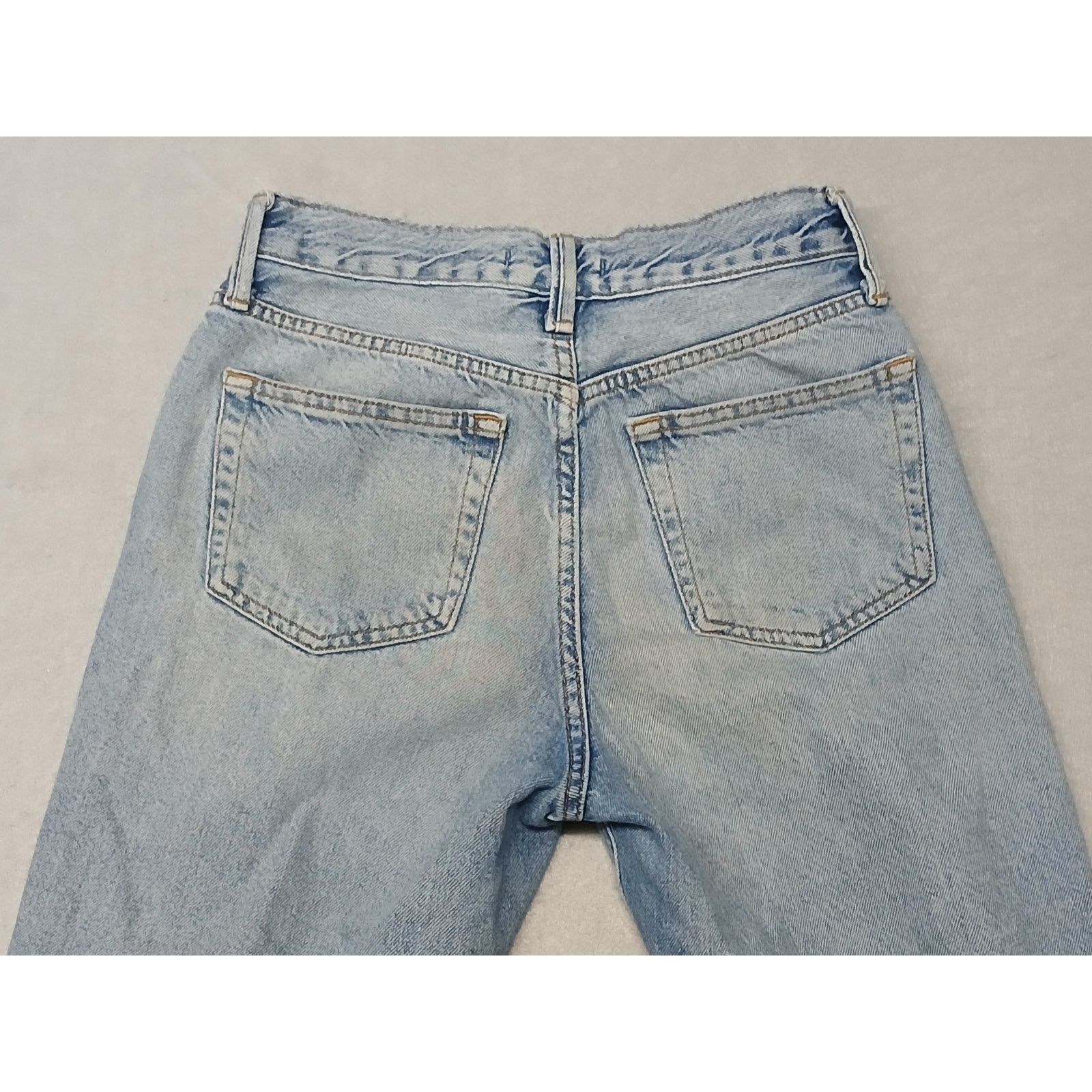 Forever 21 Forever 21 (24) Rugged Relaxed High Ankle Blue Denim Jeans Size 24" / US 00 / IT 34 - 6 Thumbnail