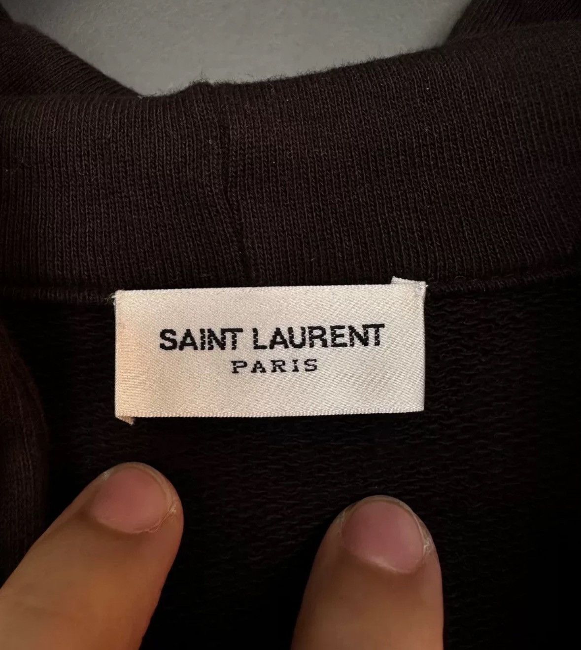 Saint Laurent Paris × Yves Saint Laurent Saint Lauren Paris Little Shark Hoodie2412-Nextarrow Size US XL / EU 56 / 4 - 4 Thumbnail