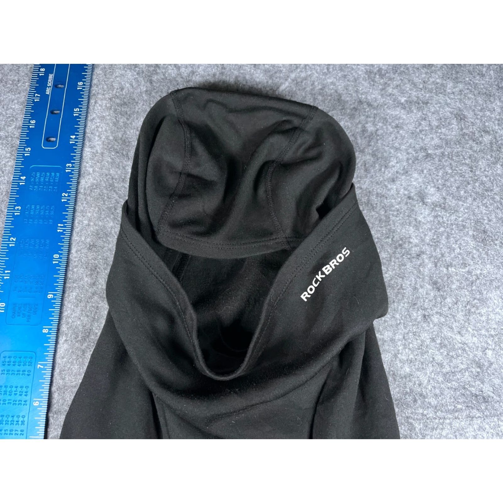 Vintage RockBros Balaclava Hat/Cap One Size Black Polyester Fleece Lightweight Outdoor Ski Cycling Adult Men Winter Gear Size ONE SIZE - 3 Thumbnail