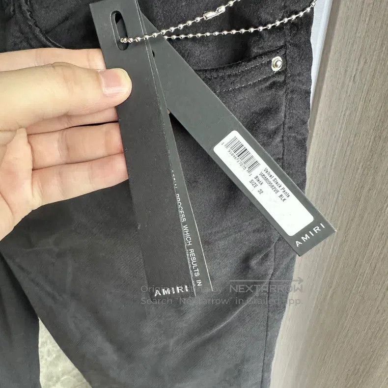 Other Amiri Size 32 Black velvet trousers Size US 32 / EU 48 - 4 Thumbnail
