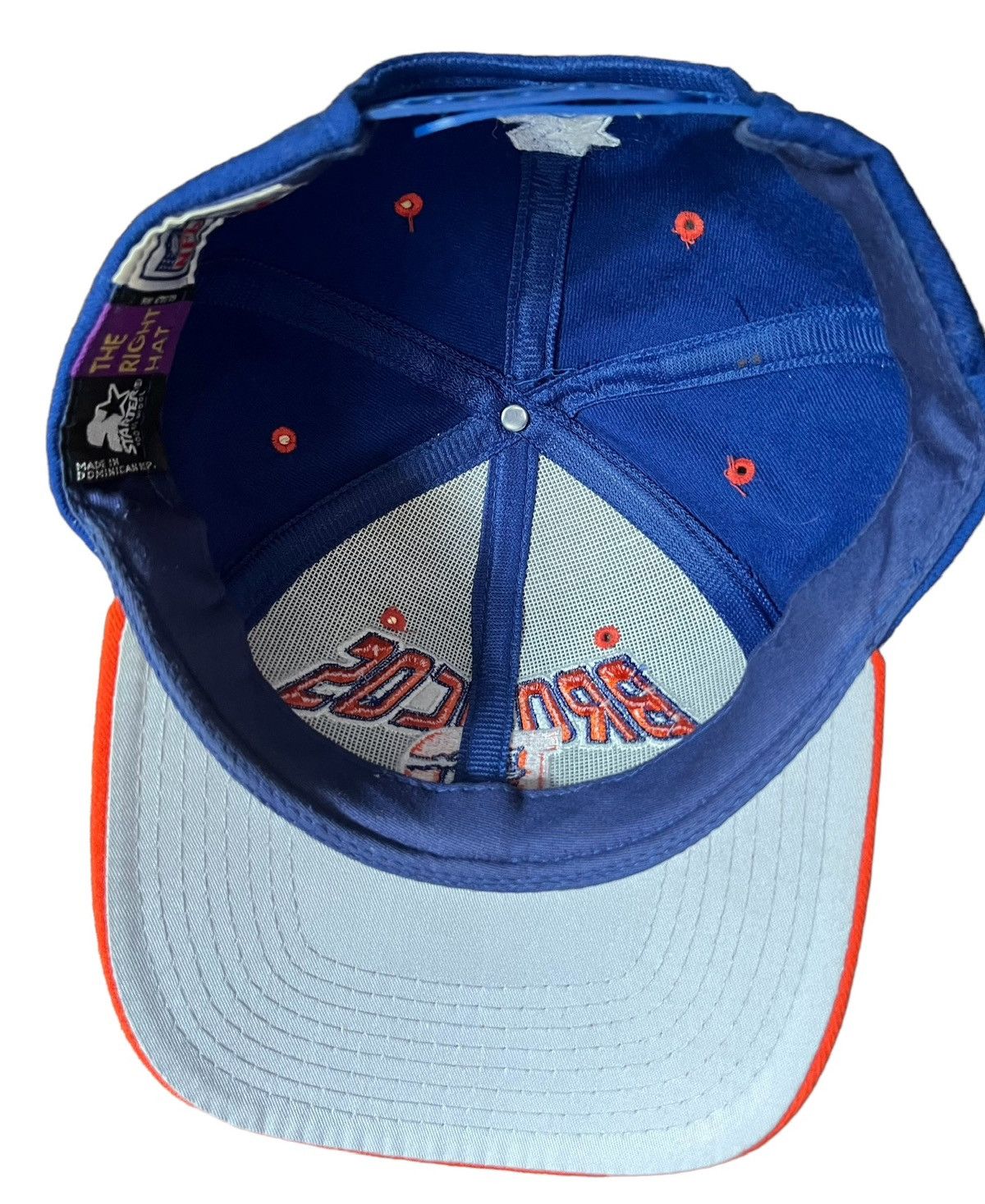 NFL × Starter × Vintage Vintage 1990’s NFL Denver Broncos Starter Wool snapback cap Size ONE SIZE - 9 Thumbnail