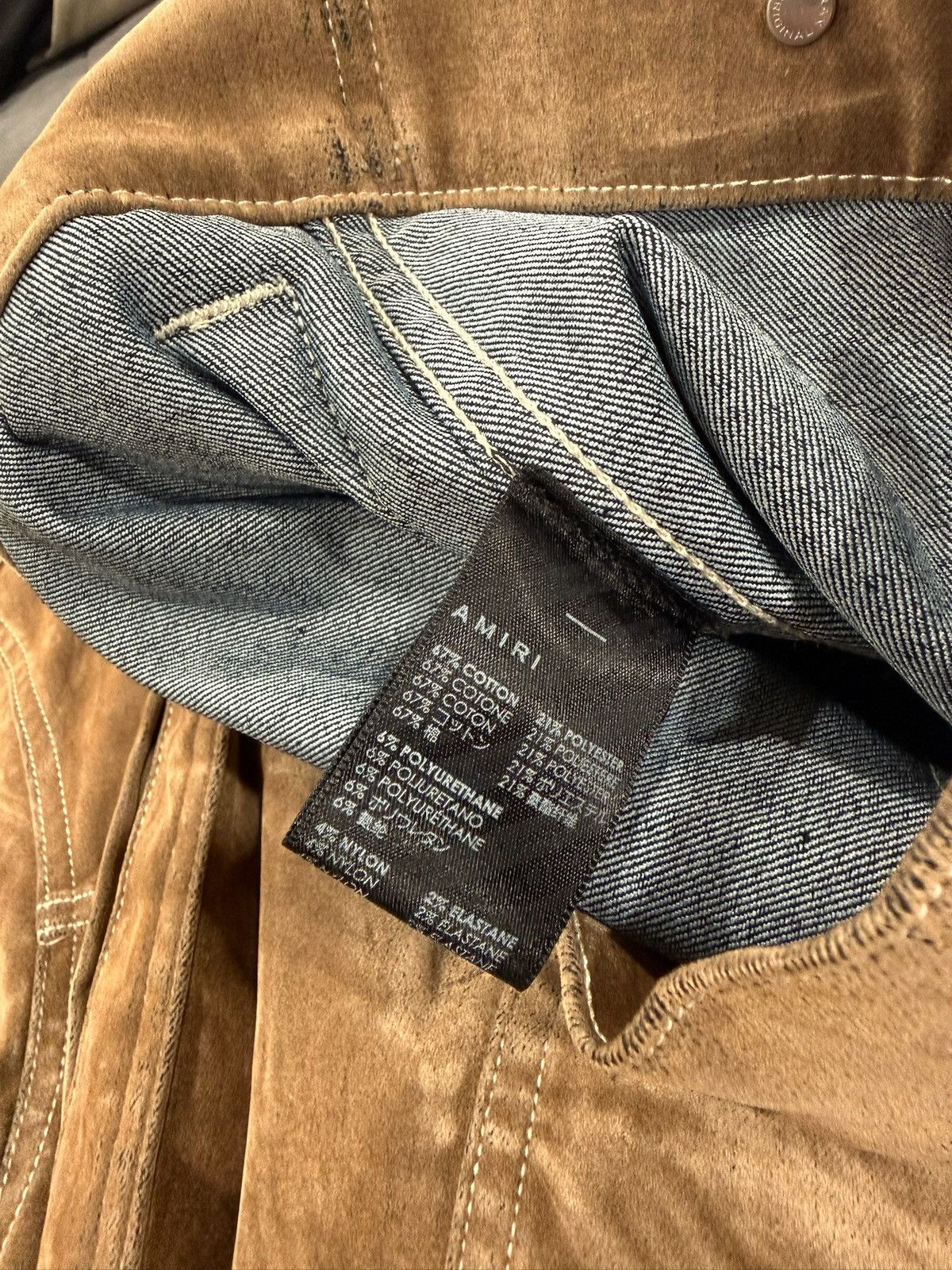 Amiri Amiri Arts District Brown Suede Jacket Size US S / EU 44-46 / 1 - 7 Thumbnail