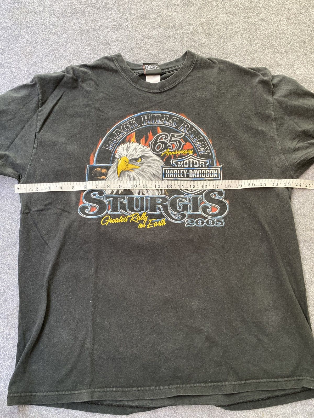 Vintage Vtg 2005 Harley Davidson Sturgis Black Hills Rally Tshirt Size US XL / EU 56 / 4 - 8 Thumbnail