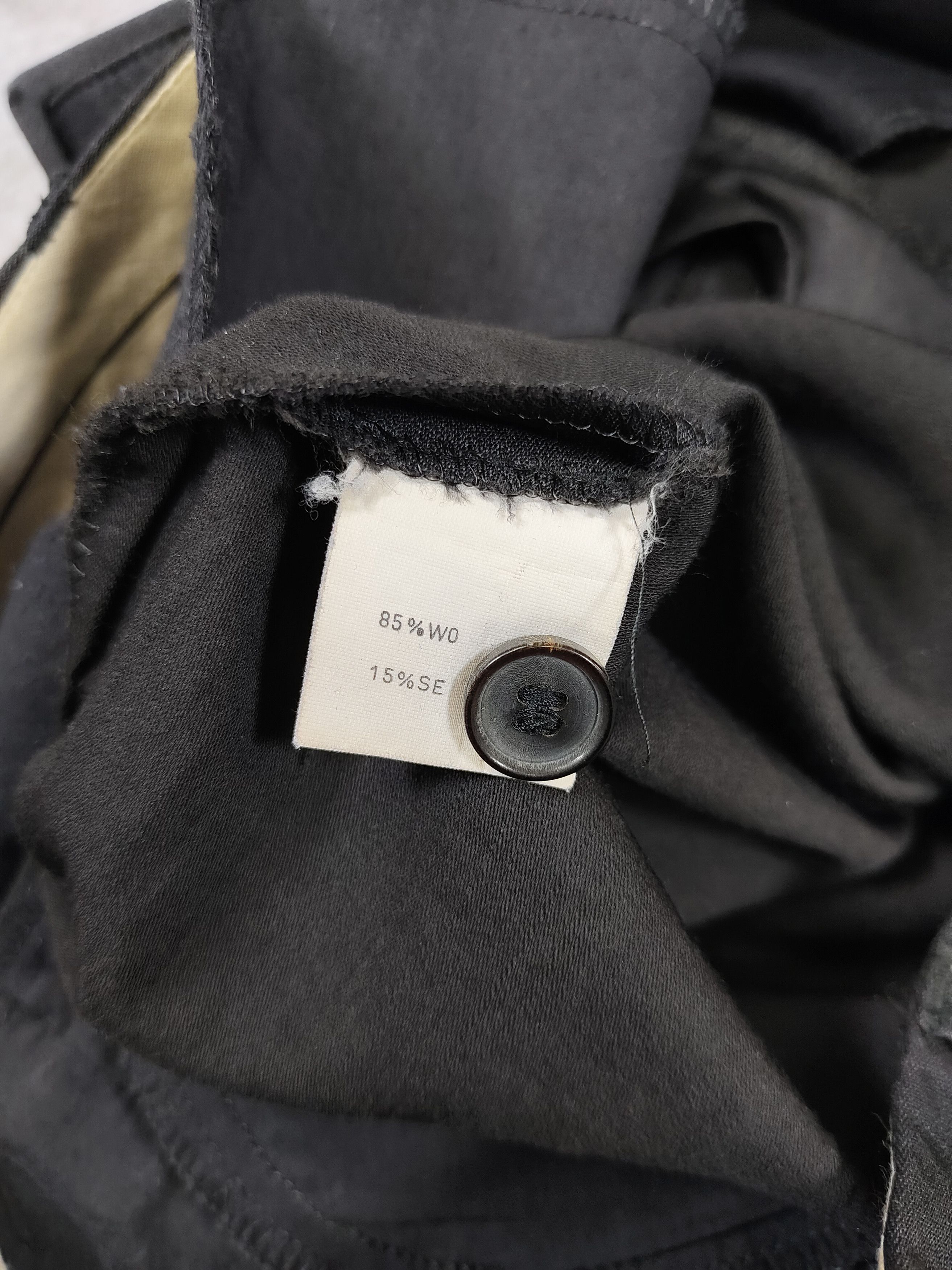 Vintage 00s Laundry Industry-Archive Tailored Wool Utility Strap Hem Size US 30 / EU 46 - 9 Thumbnail