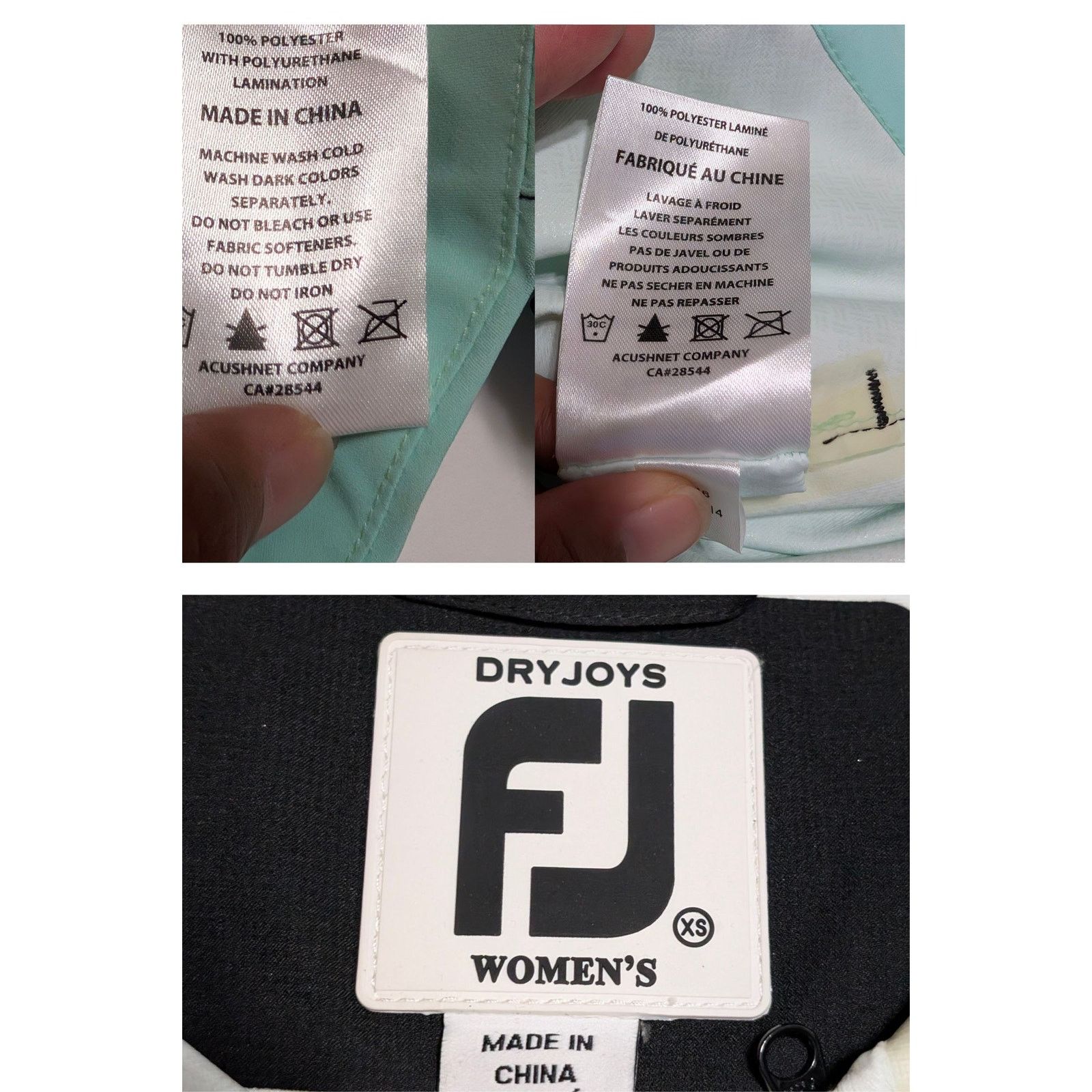 Footjoy FootJoy DryJoys Golf Jacket Teal Women’s Size XS USED Size XS / US 0-2 / IT 36-38 - 7 Thumbnail