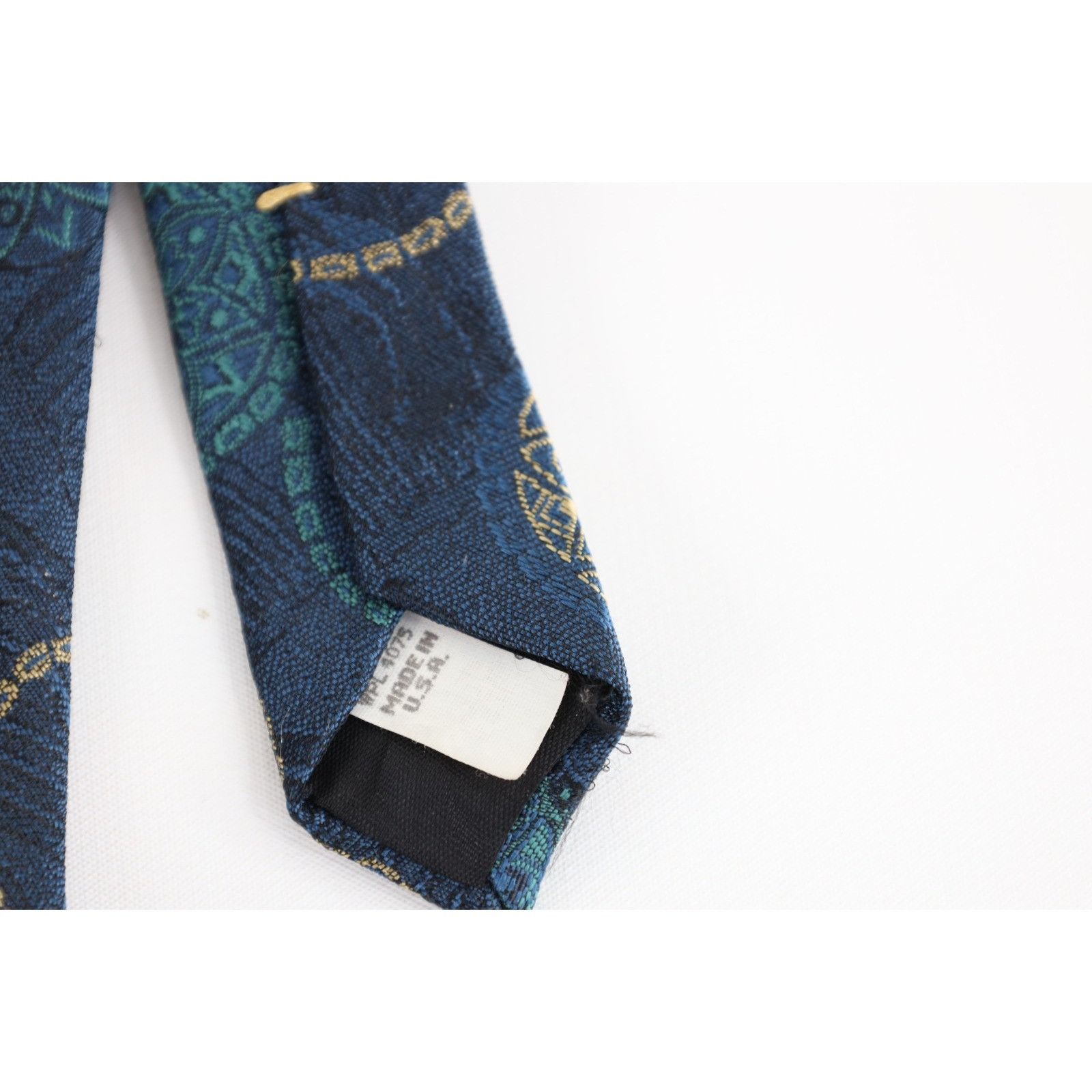 Vintage Vintage 90s Streetwear Geometric Flower of Life Neck Tie Size ONE SIZE - 4 Thumbnail