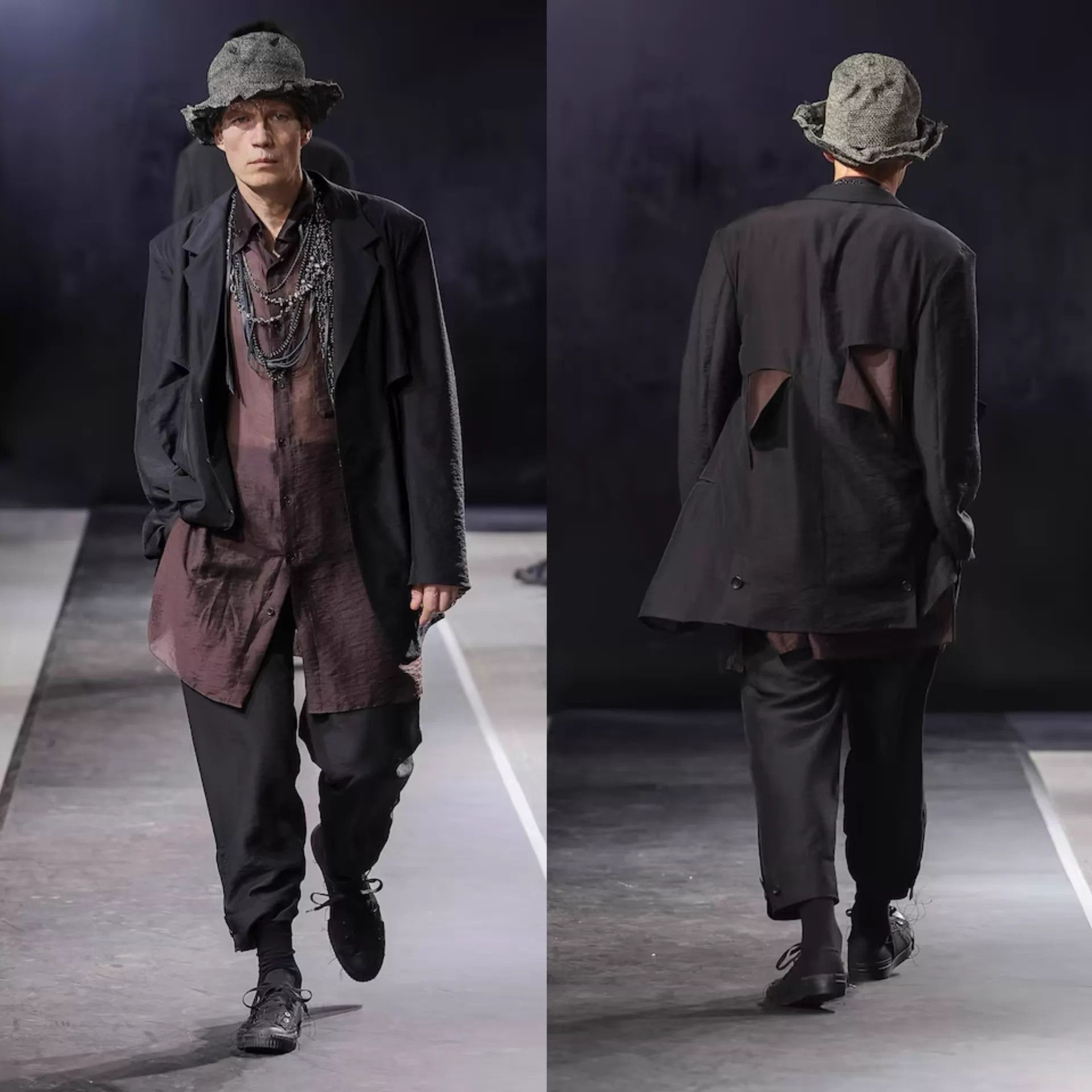 Yohji Yamamoto Yohji Yamamoto 25SS Cutout Triacetate Jacket Size US M / EU 48-50 / 2 - 2 Thumbnail