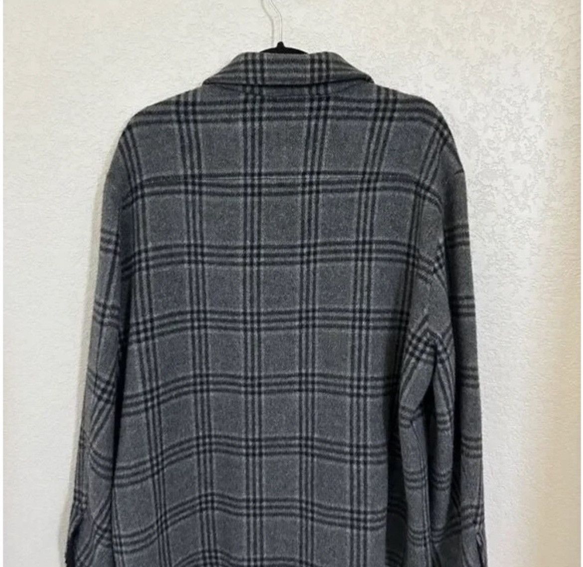 Vince Vince Gray plaid cashmere shirt jacket Size US L / EU 52-54 / 3 - 4 Thumbnail