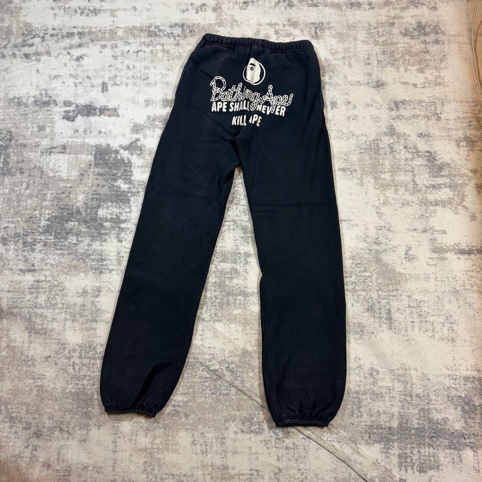 Bape A Bathing Ape x mastermind JAPAN Logo Denim Jeans Size M
