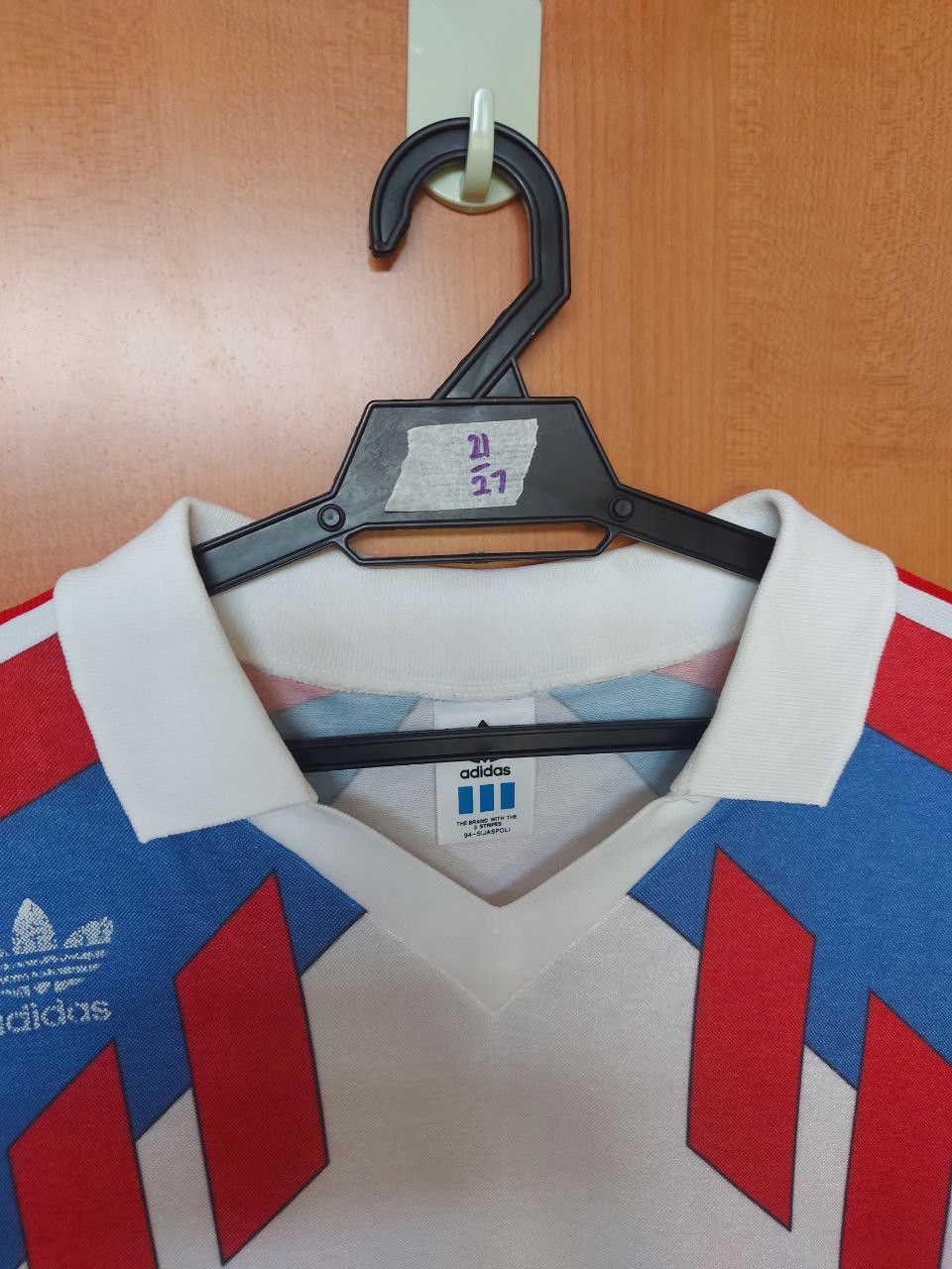 Adidas × Vintage Vintage Adidas Jersey Single Dingle Stitch Size US L / EU 52-54 / 3 - 2 Thumbnail