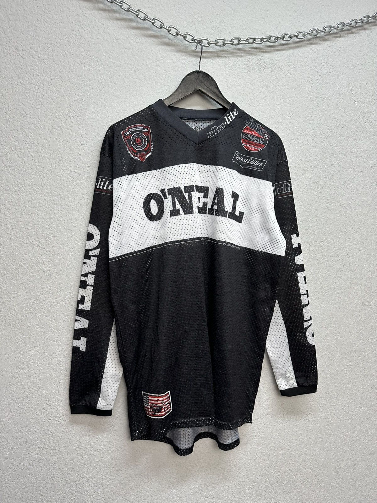 O'Neill Vintage O’neal Ultra Lite Motocross Racing Jersey Fox Y2K Size US L / EU 52-54 / 3 - 3 Thumbnail