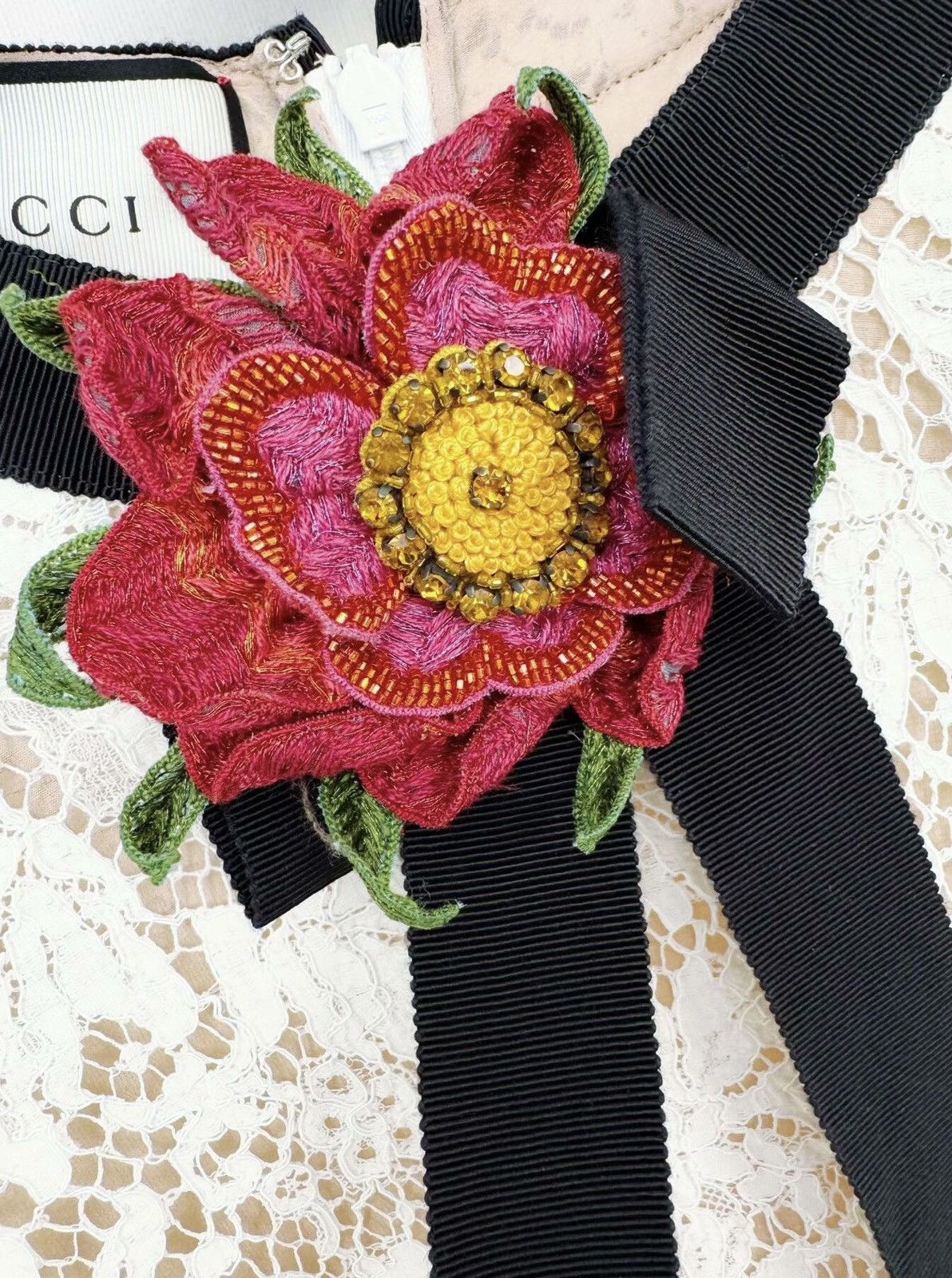 Gucci Gucci lace dress Size S / US 4 / IT 40 - 3 Thumbnail