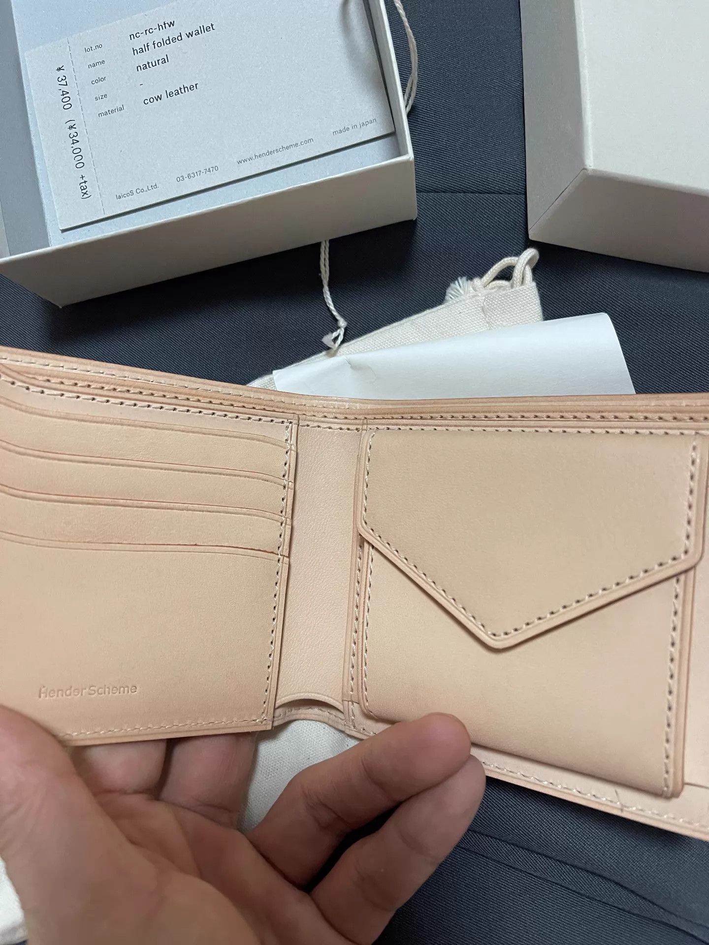 Hender Scheme Hender Scheme Jap Cowhide Passport Case BNWT Patina Size ONE SIZE - 4 Thumbnail