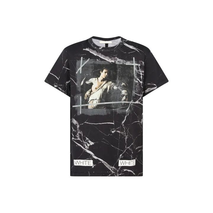 Off-White Off-White Marble Print Short Sleeve T-Shirt 0079 Size US XS / EU 42 / 0 - 1 Thumbnail