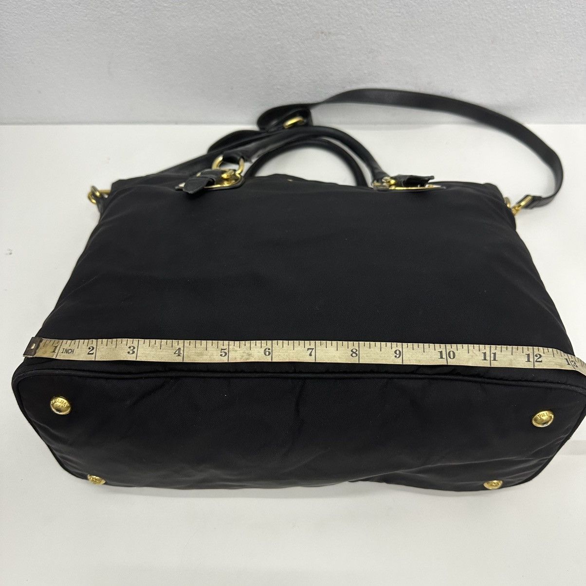Prada ‼️LASTDROP‼️ AUTHENTIC PRADA TESSUTO CALF TOTE WITH LONG STRAP Size ONE SIZE - 19 Thumbnail