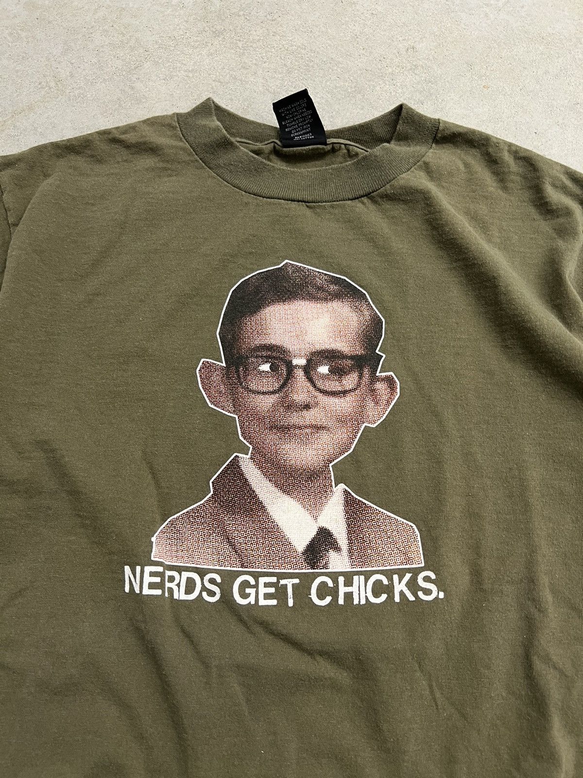 Vintage Vintage Nerds Get Chicks Skater T-shirt Size US M / EU 48-50 / 2 - 2 Thumbnail