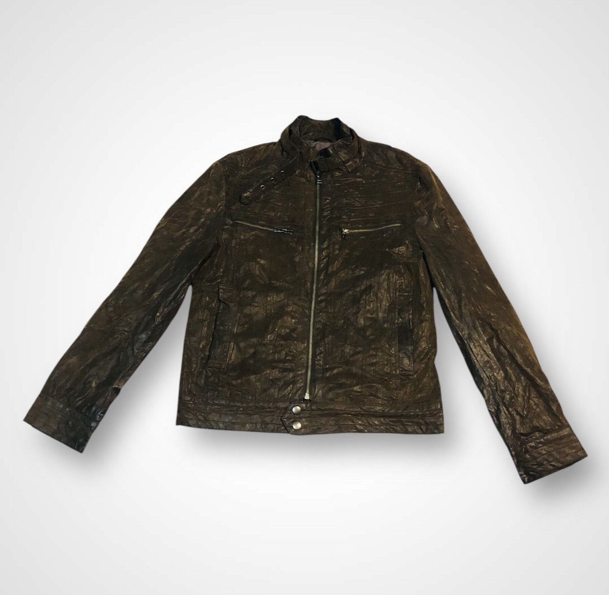 Japanese Brand Spinalh Leather Jacket Zippered (23) Size US M / EU 48-50 / 2 - 1 Thumbnail