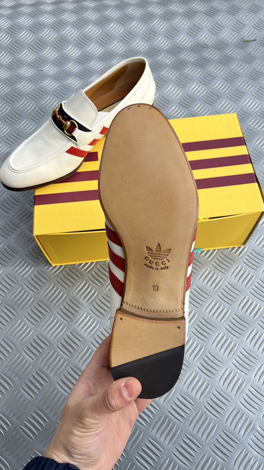 Gucci Gucci x Adidas Size US 10 / EU 43 - 7 Thumbnail