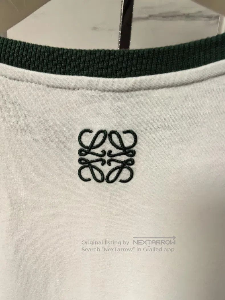 Loewe Loewe Floral Printed Logo Short Sleeve T-Shirt, Length 58, Size S / US 4 / IT 40 - 5 Thumbnail