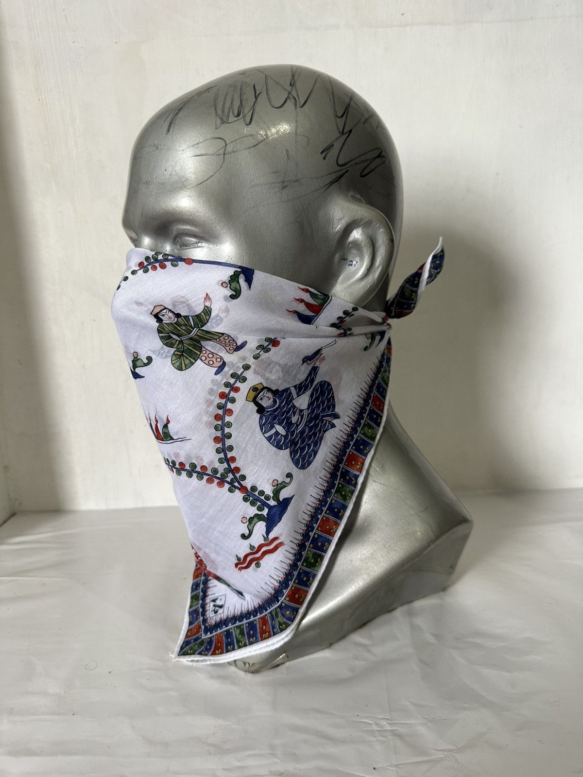Japanese Brand × Vintage Japanese Art Handkerchief/ Neckerchief/ Bandana Size ONE SIZE - 9 Thumbnail