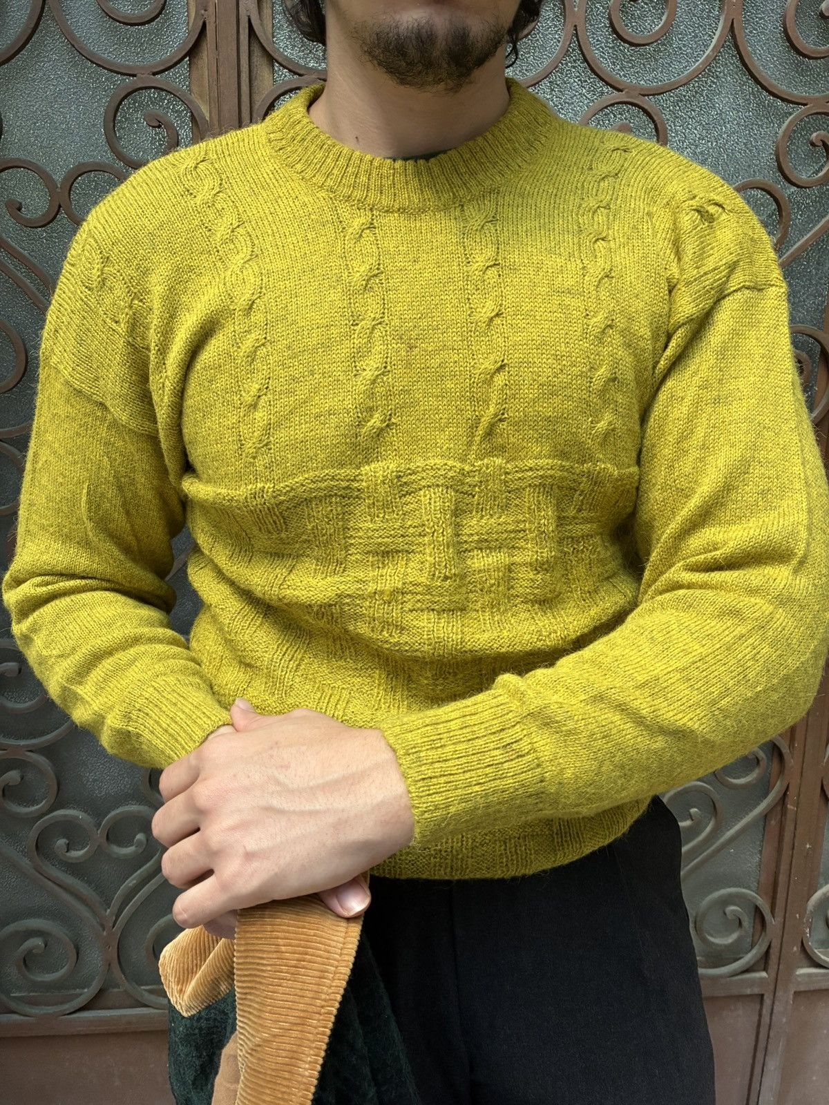 Other Pure ALPACA made in PERU knitted sweater Size US L / EU 52-54 / 3 - 11 Thumbnail
