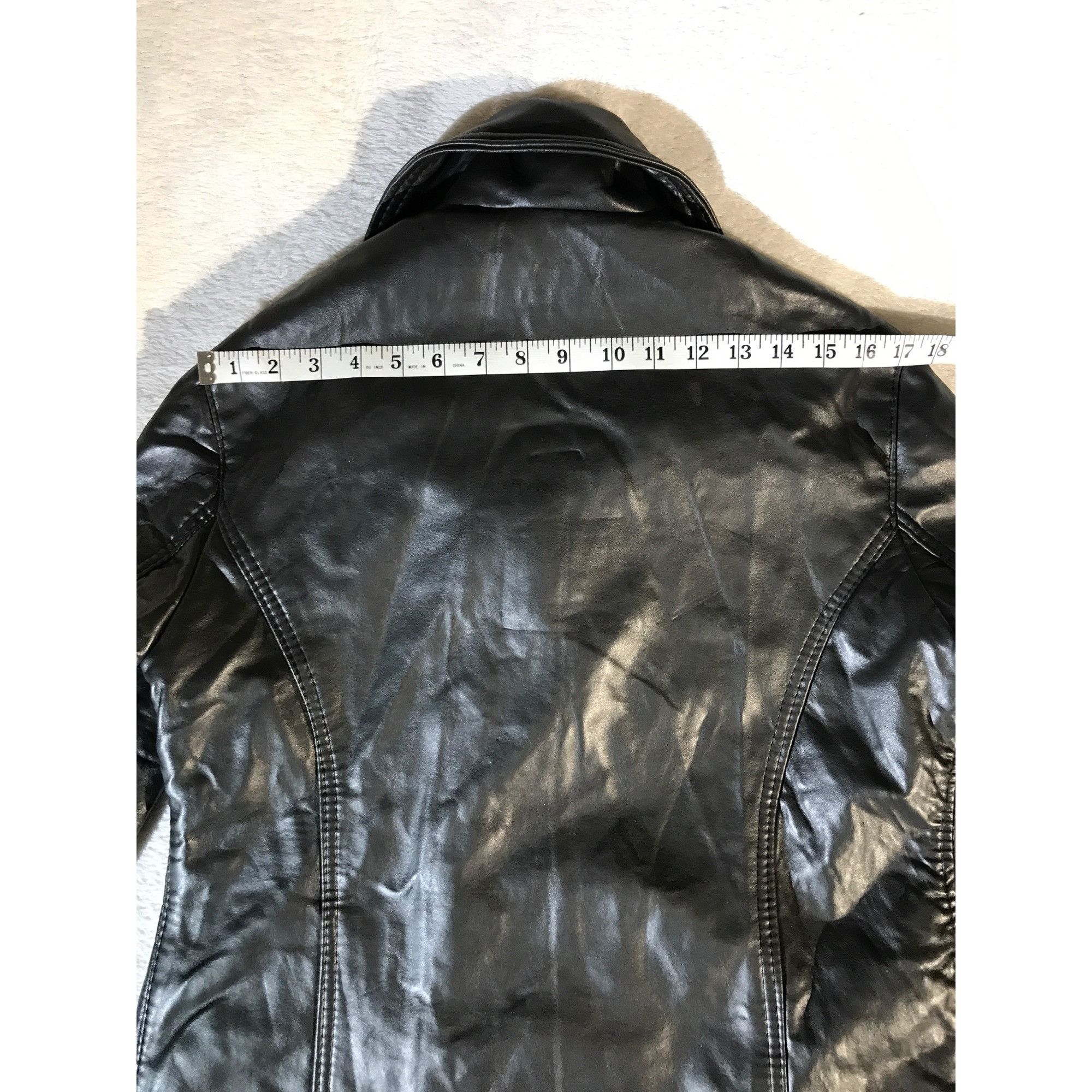 Vintage GG Genuine Garment Women's Blacks Button Leather Coat Size L / US 10 / IT 46 - 9 Thumbnail