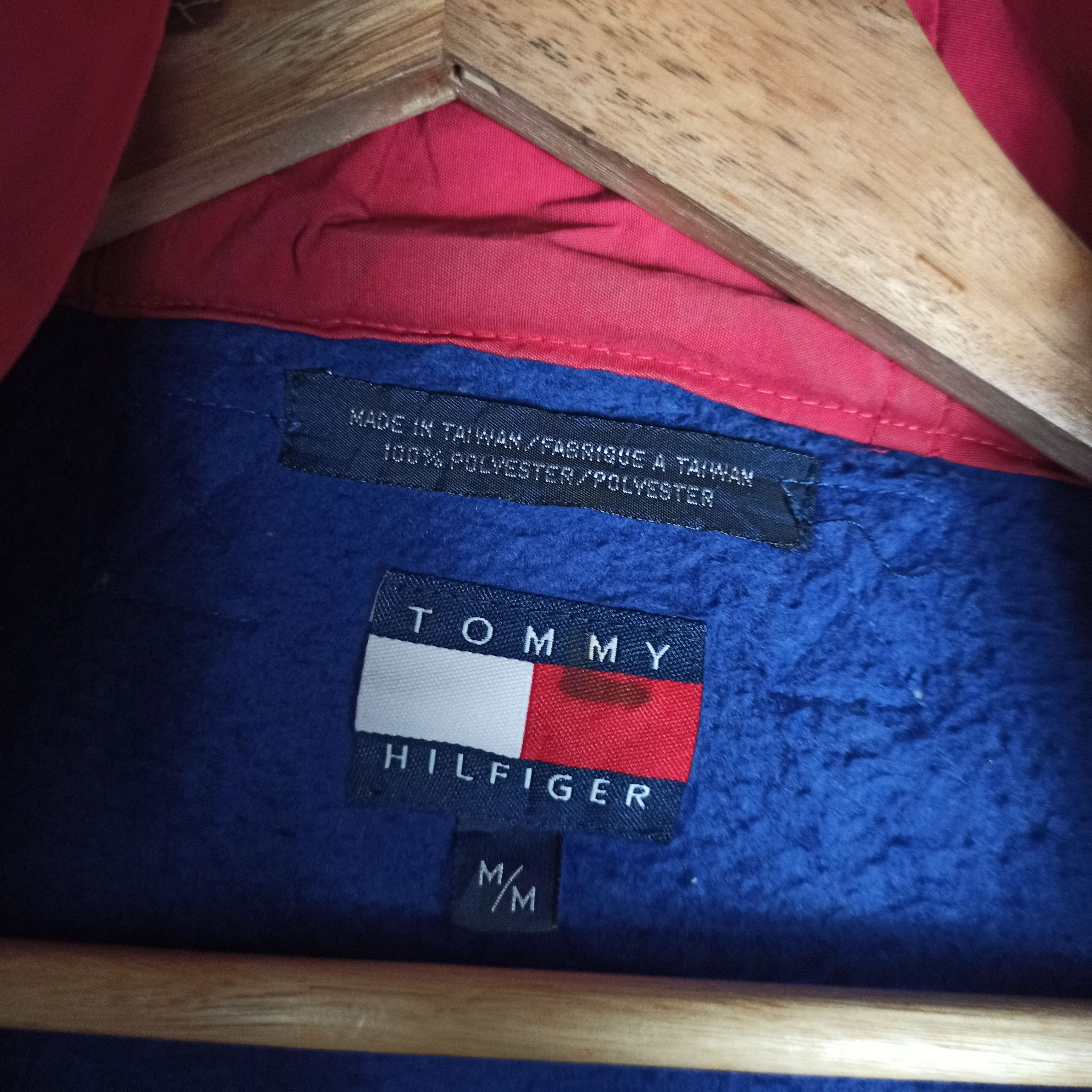 Tommy Hilfiger × Vintage Vintage Tommy Hilfiger Anorak Fleece Jacket Size US M / EU 48-50 / 2 - 5 Thumbnail
