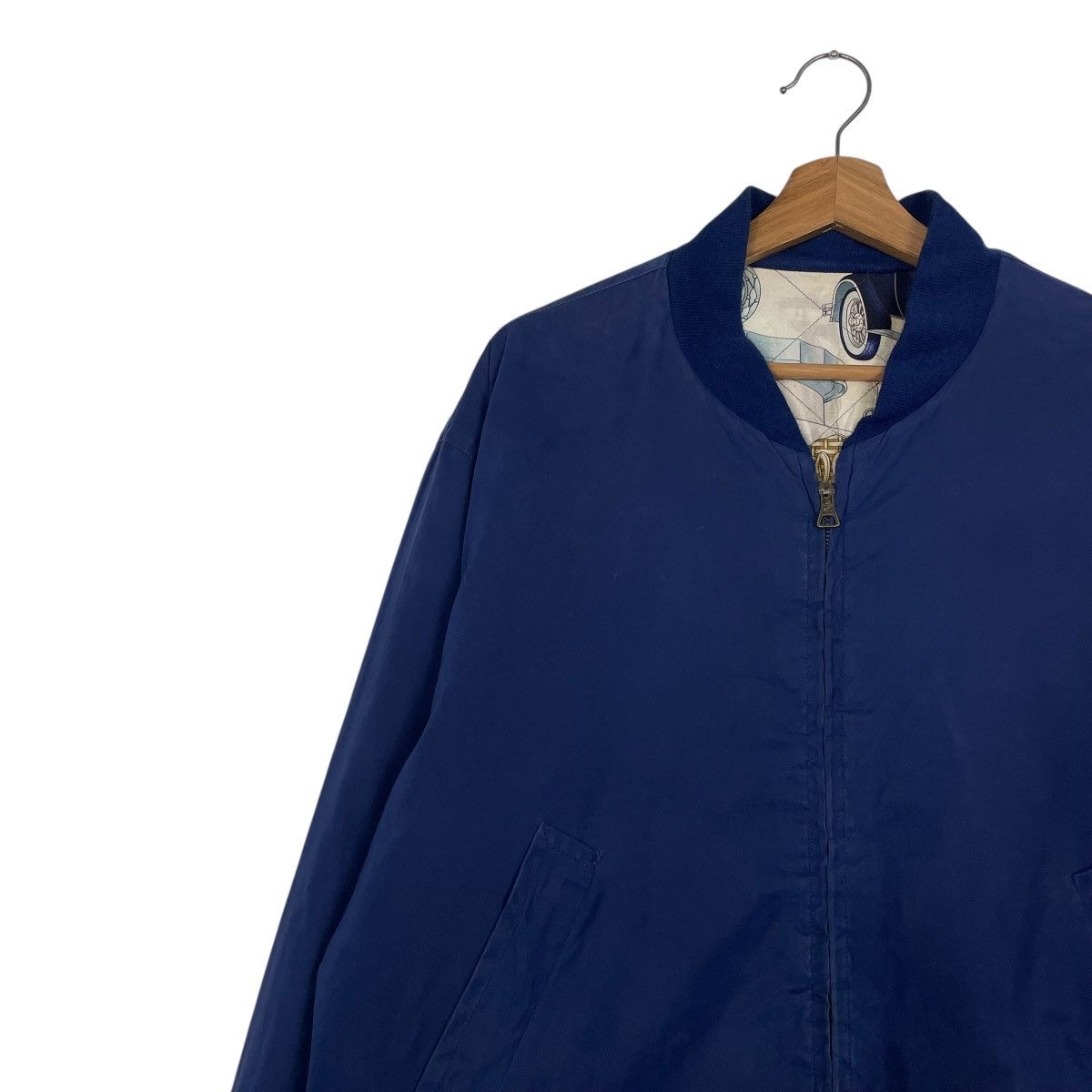 Hermes Vintage Hermes Automobile Blouson Reversible Bomber Jacket Size US M / EU 48-50 / 2 - 10 Thumbnail