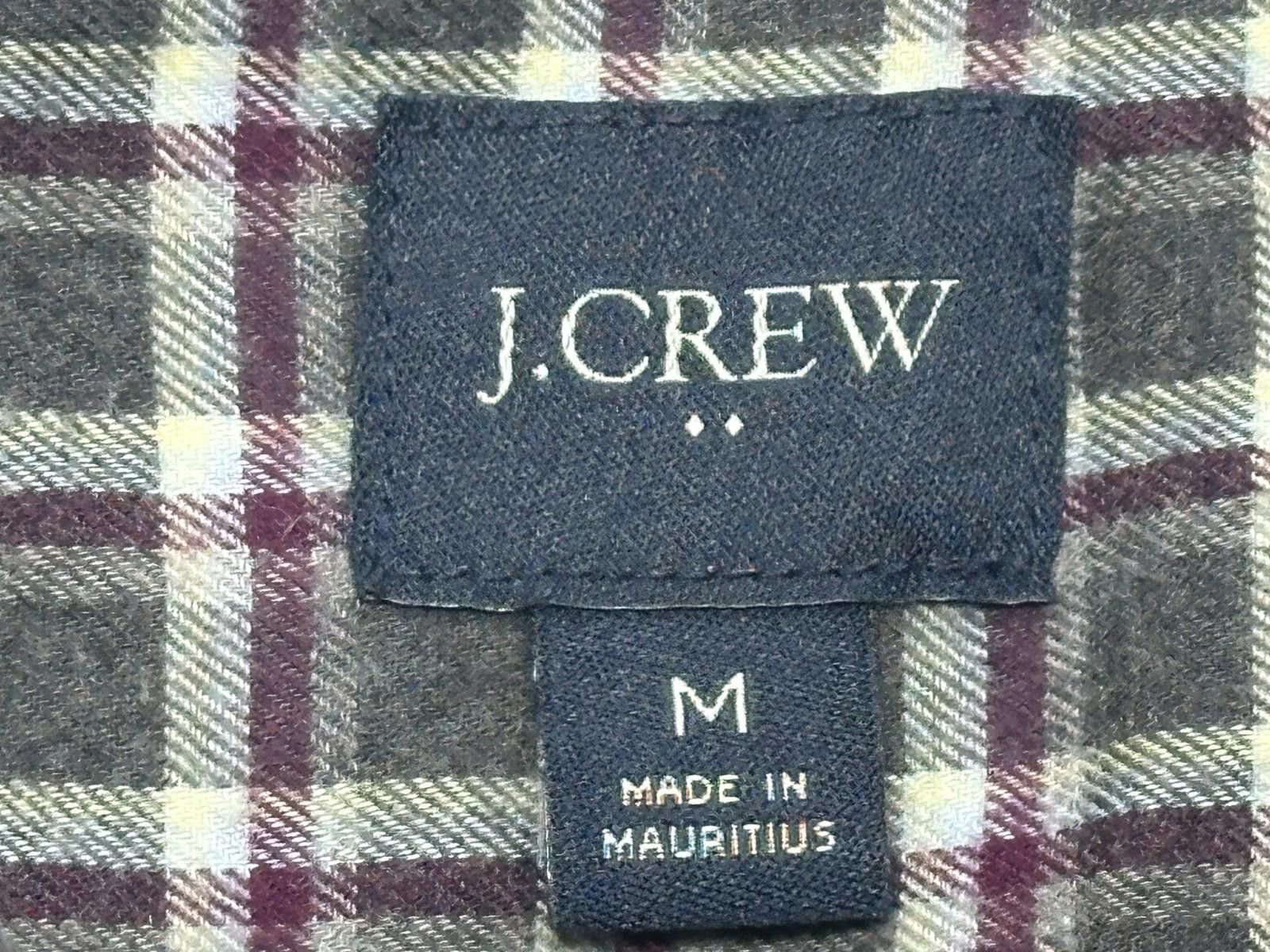 J.Crew J Crew 100% Cotton Plaid Oxford Button Up Red/Gray Mens M Size US M / EU 48-50 / 2 - 5 Thumbnail