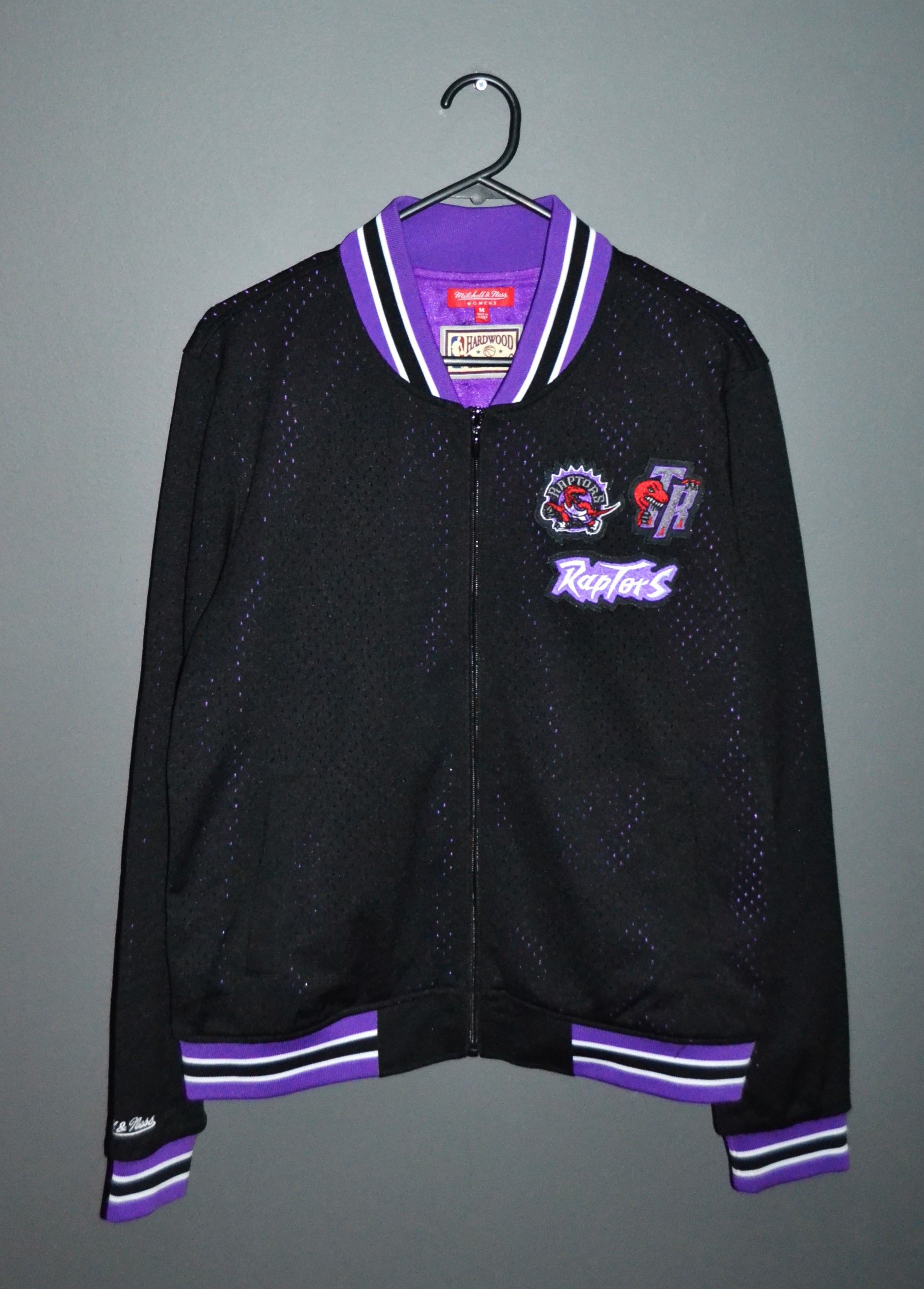 Mitchell & Ness Toronto Raptors Mitchell & Ness Light Zip Bomber Jacket M Size M / US 6-8 / IT 42-44 - 3 Thumbnail
