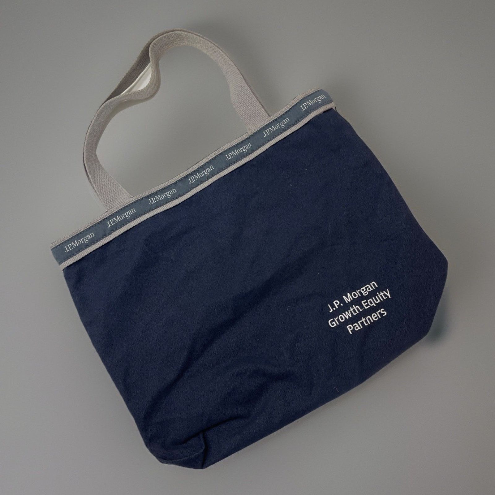 Vintage Morgan Stanley Investment Canvas Tote 17” x 14" Bag Canvas Size ONE SIZE - 1 Thumbnail