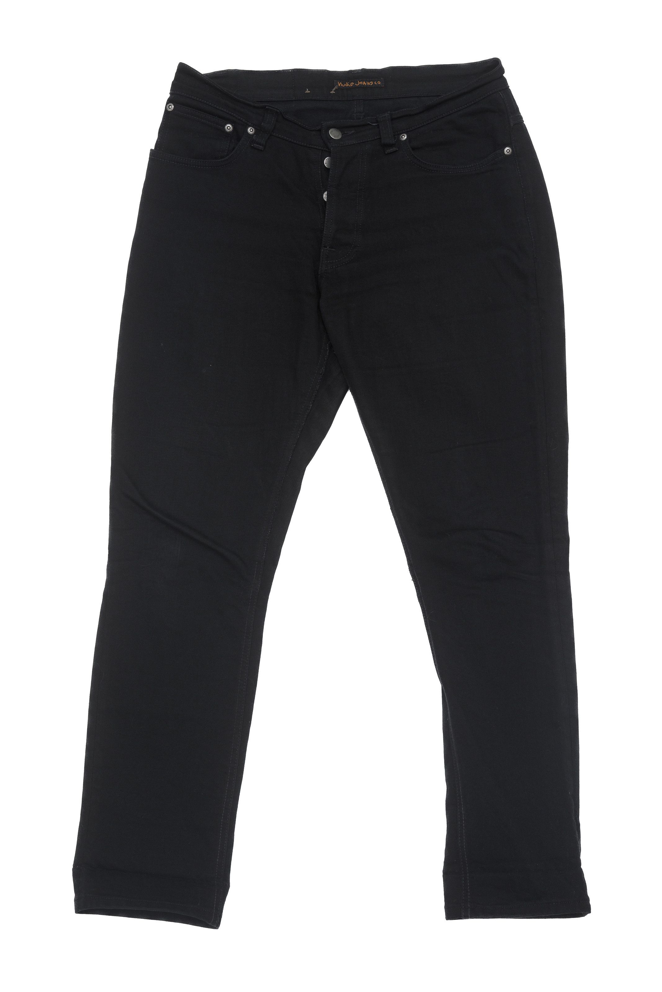 Nudie Jeans Nudie Jeans Slim Stretch Black Denim 33x34 Size US 33 - 1 Thumbnail