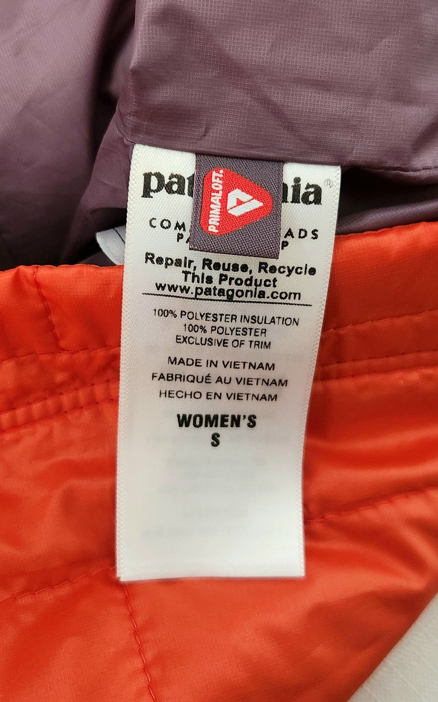 Patagonia Patagonia W's women's Nano Puff orange puffer Vest Size S / US 4 / IT 40 - 12 Thumbnail