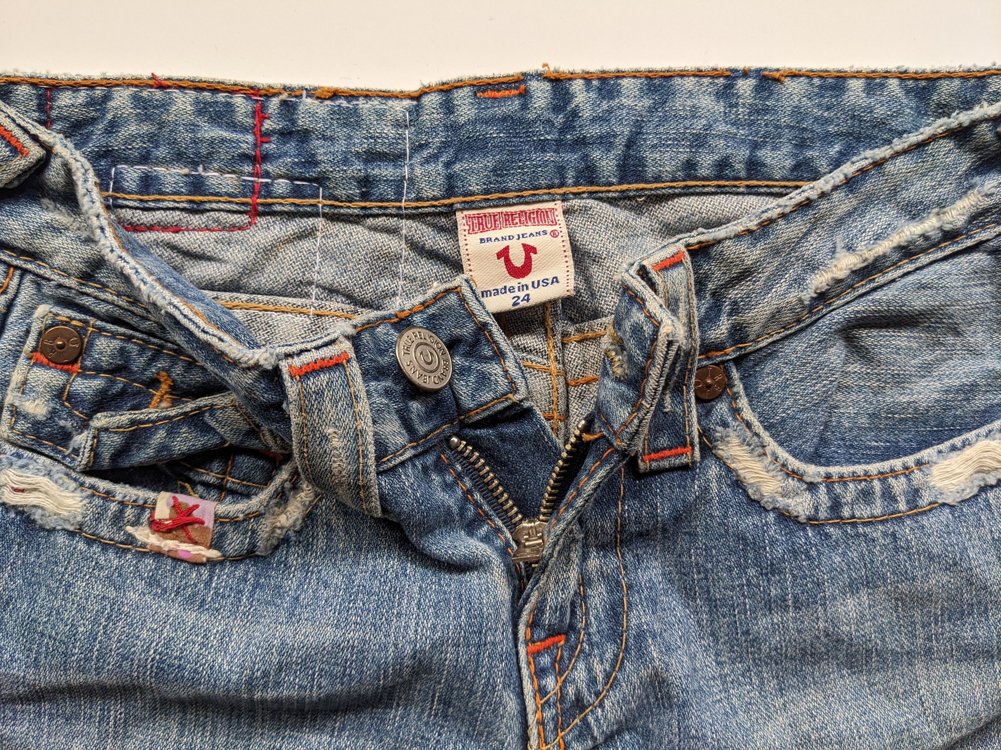 If Six Was Nine × True Religion True Religion flare floral patchwork jeans Size 26" / US 2 / IT 38 - 5 Thumbnail
