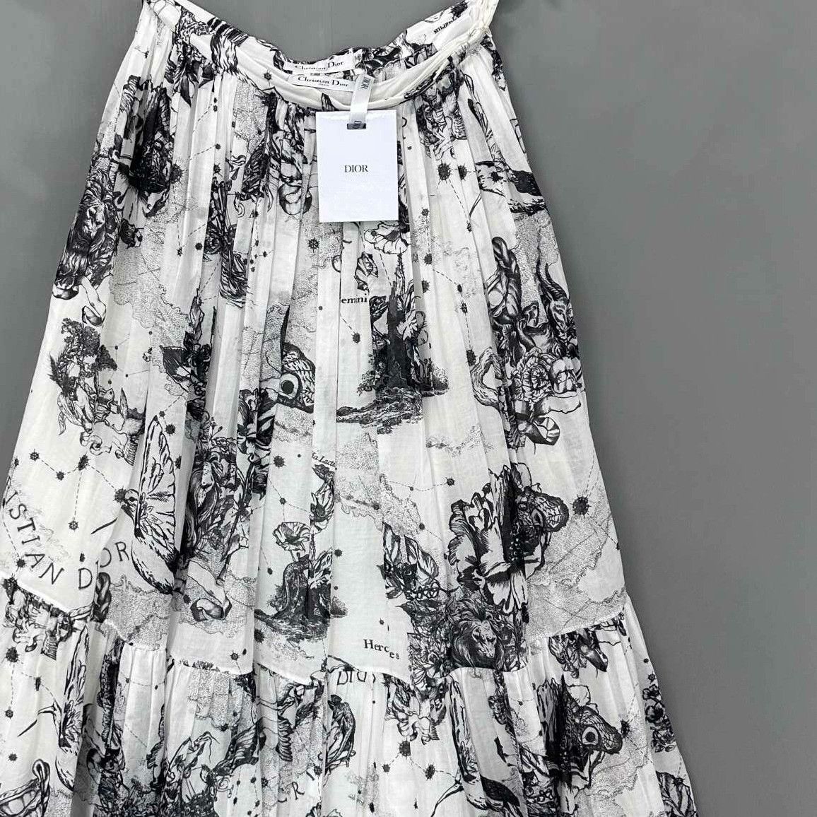 Dior Dior Printed Skirt 38 Women Size 38" / US 16 / IT 52 - 1 Thumbnail