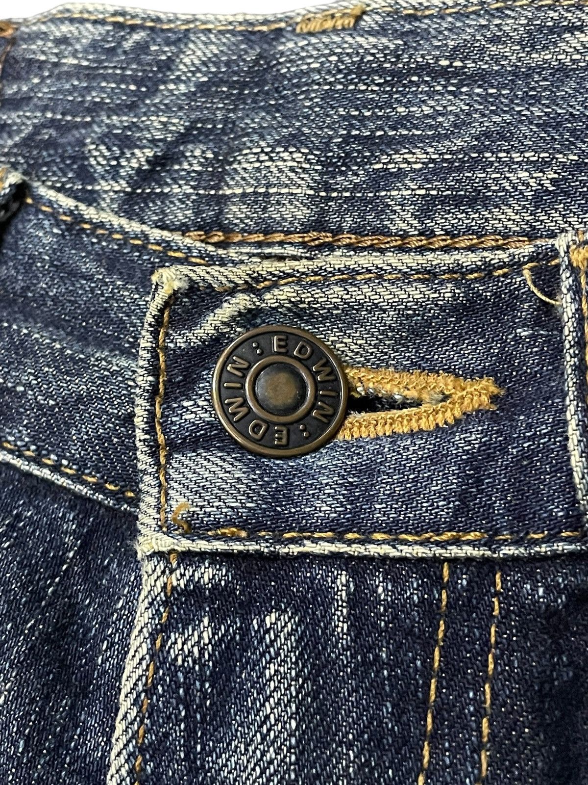 Edwin × Hysteric Glamour Edwin 503z Mud Wash Distressed Jeans Size US 27 - 8 Thumbnail