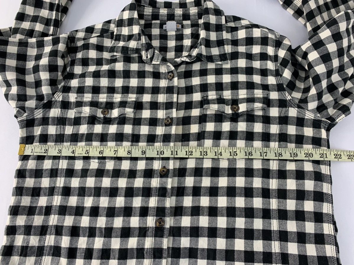 Carhartt Hype Carhartt Flannel Plaid Shadow Checked Double Pocket Size US L / EU 52-54 / 3 - 10 Thumbnail